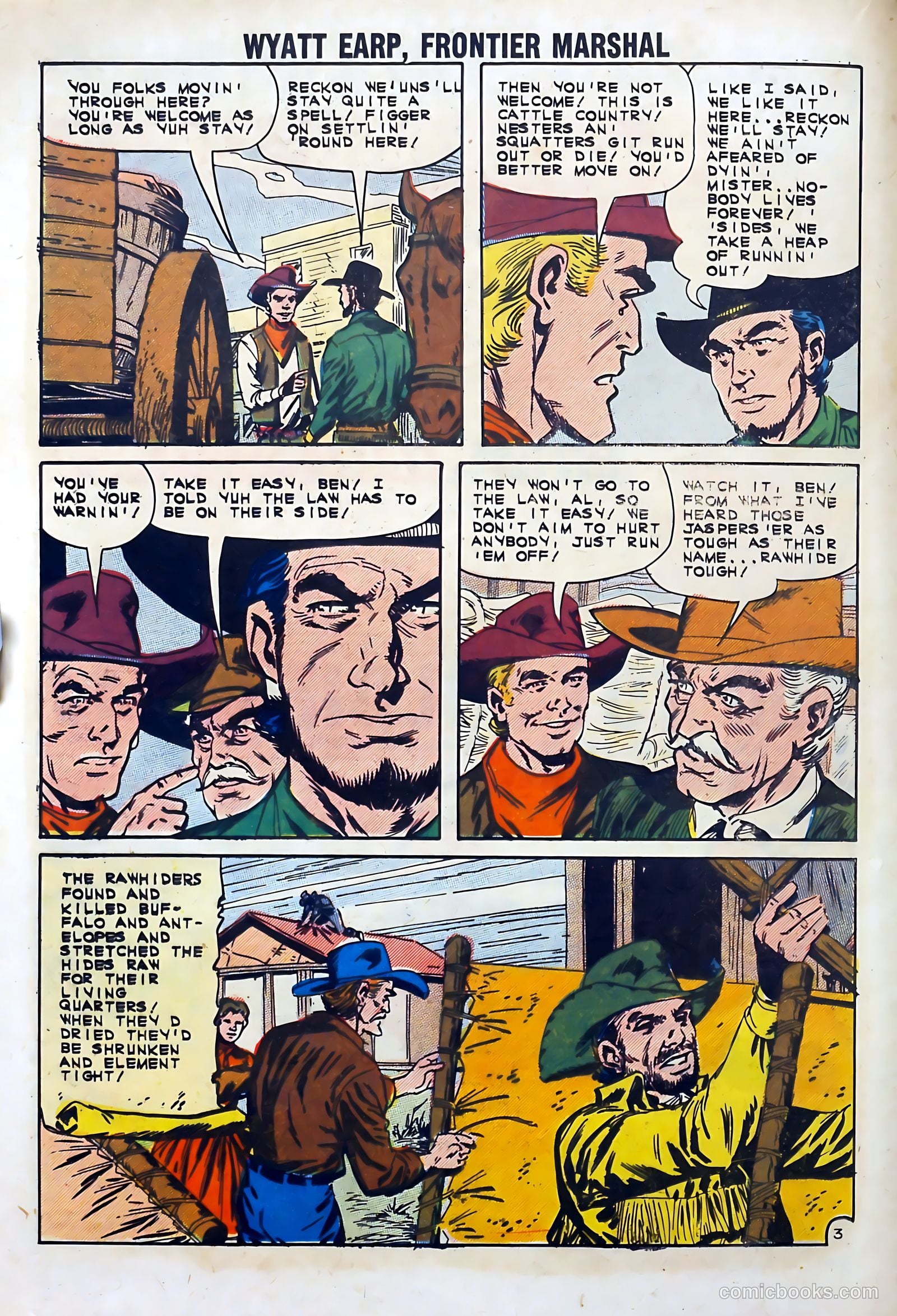 Wyatt Earp, Frontier Marshal #41 (1962) — page 16 of 36