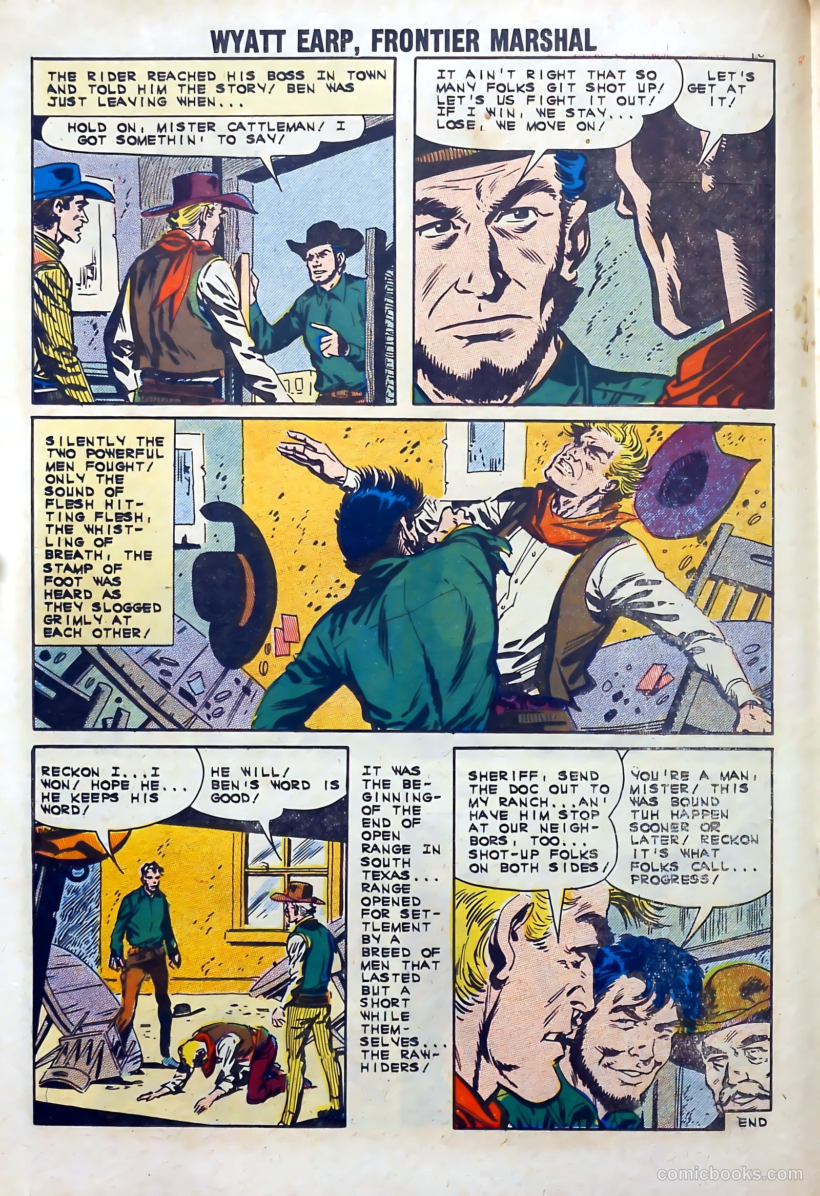 Wyatt Earp, Frontier Marshal #41 (1962) — page 18 of 36