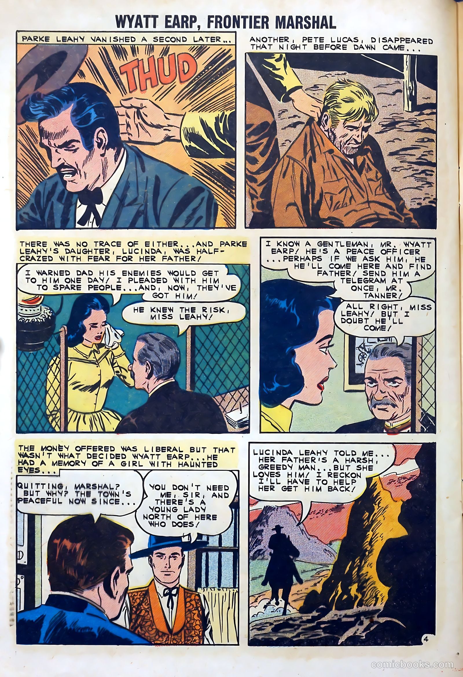 Wyatt Earp, Frontier Marshal #41 (1962) — page 28 of 36
