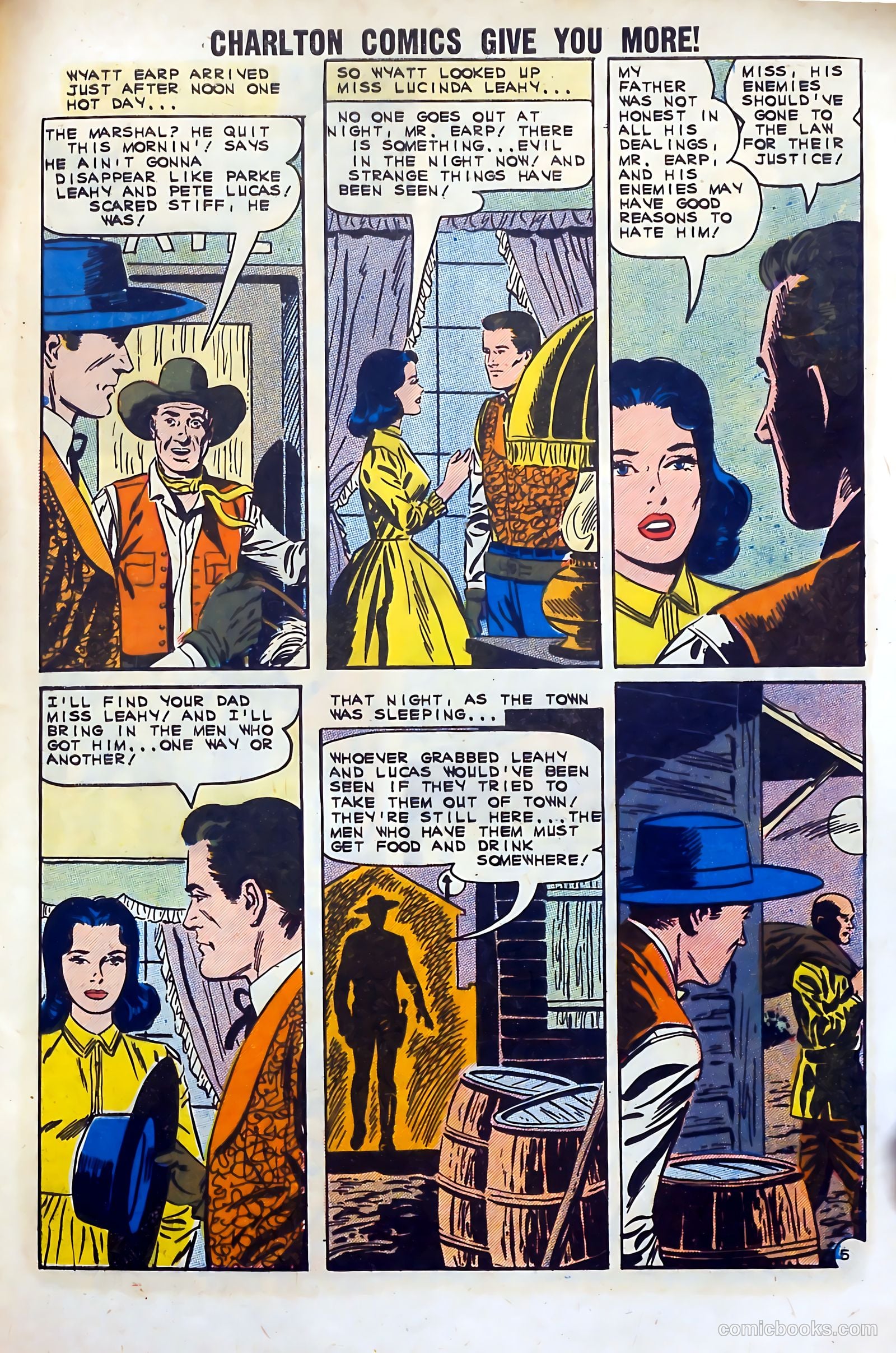 Wyatt Earp, Frontier Marshal #41 (1962) — page 29 of 36