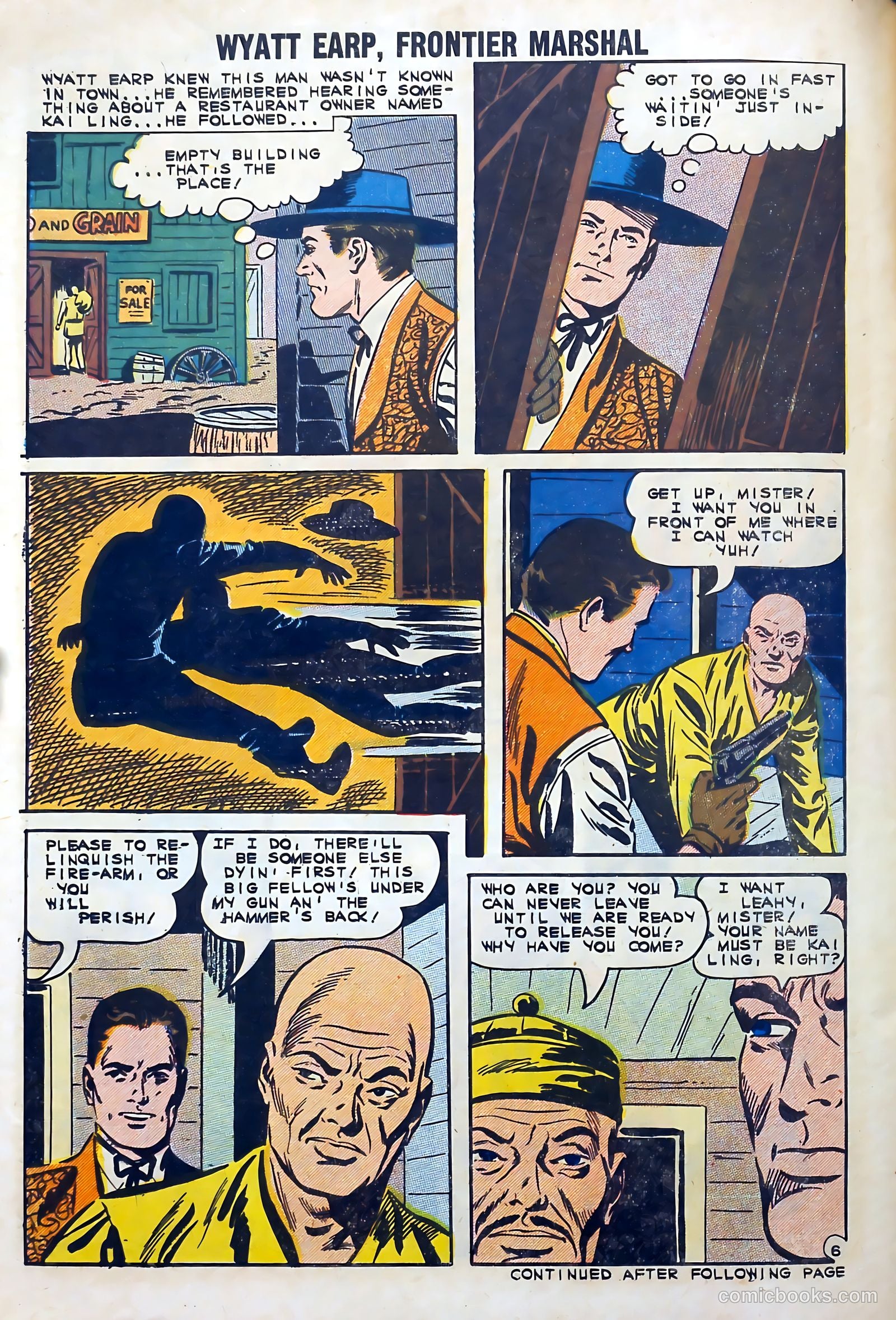 Wyatt Earp, Frontier Marshal #41 (1962) — page 30 of 36