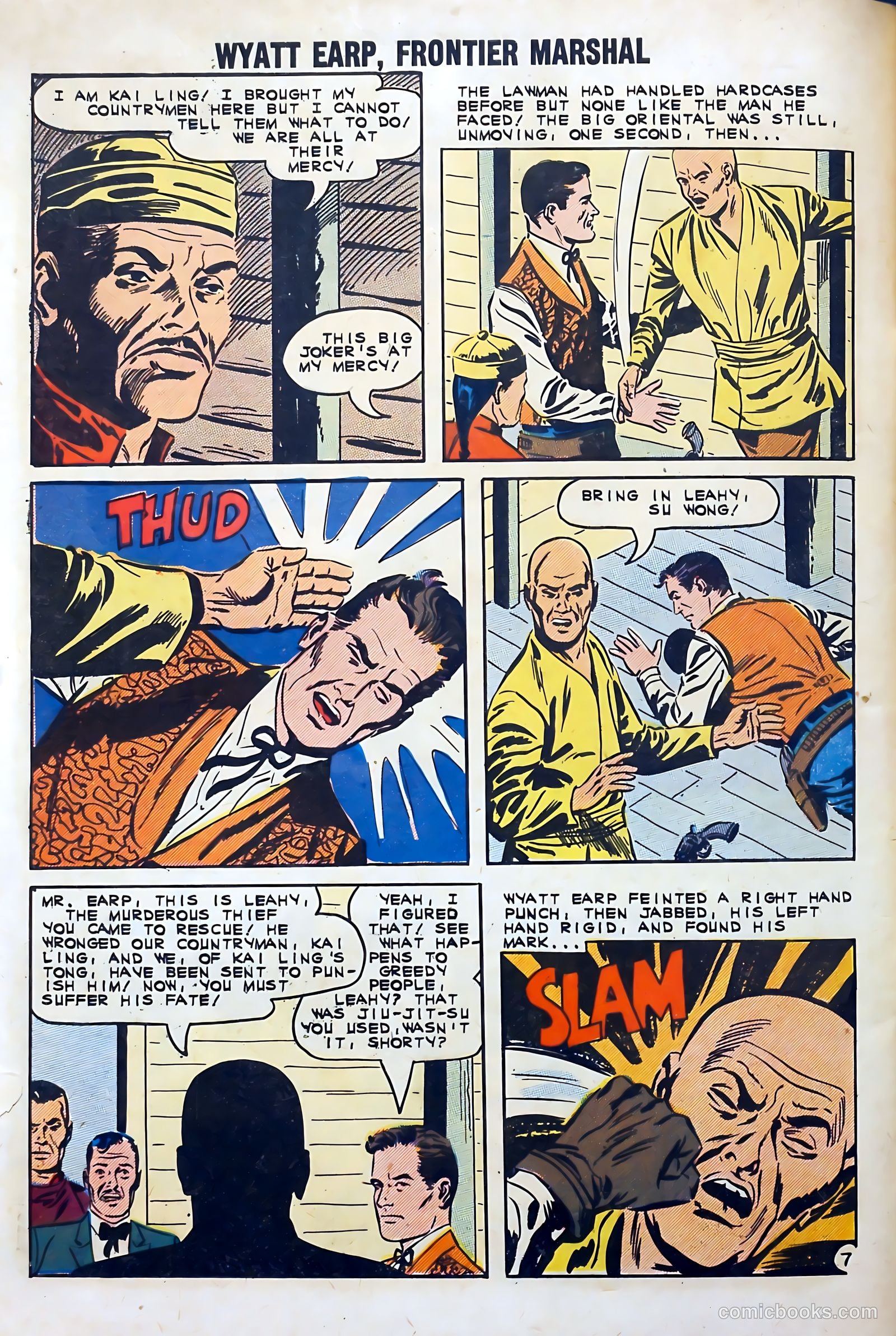 Wyatt Earp, Frontier Marshal #41 (1962) — page 32 of 36
