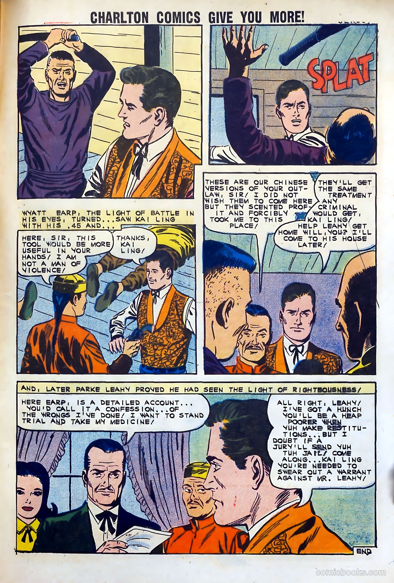 Wyatt Earp, Frontier Marshal #41 (1962) — page 33 of 36
