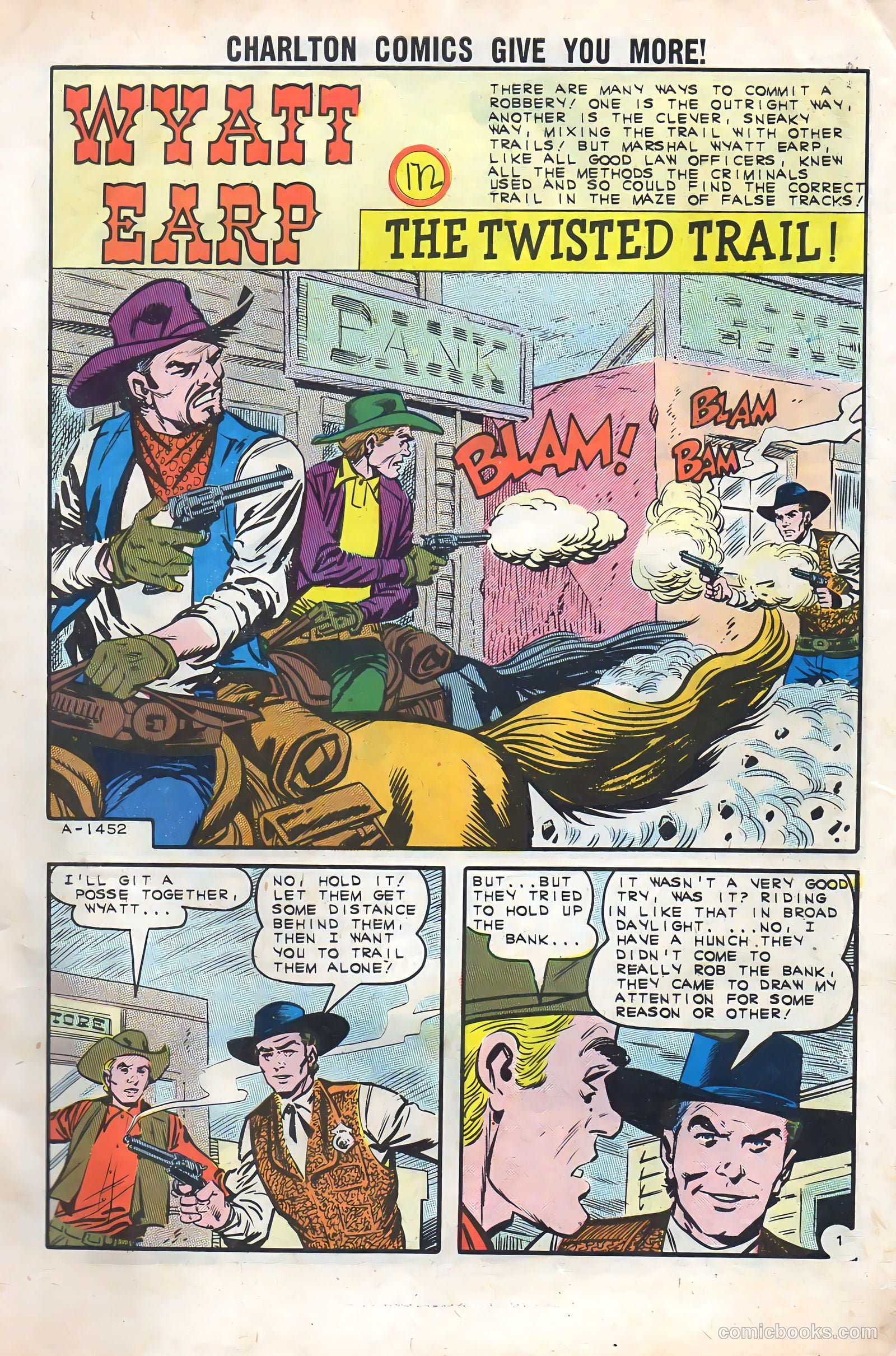 Wyatt Earp, Frontier Marshal #42 (1962) — page 3 of 36