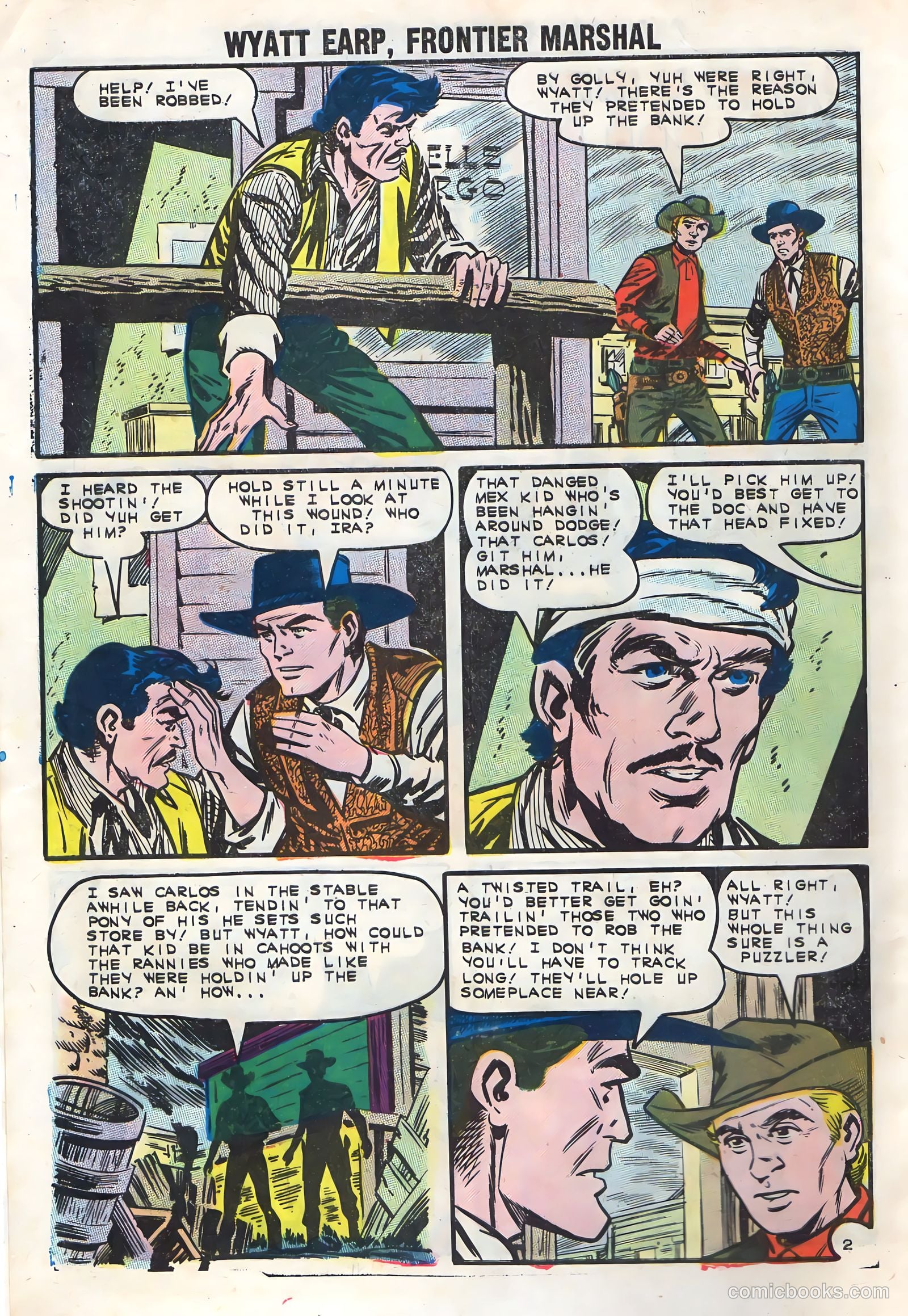 Wyatt Earp, Frontier Marshal #42 (1962) — page 4 of 36