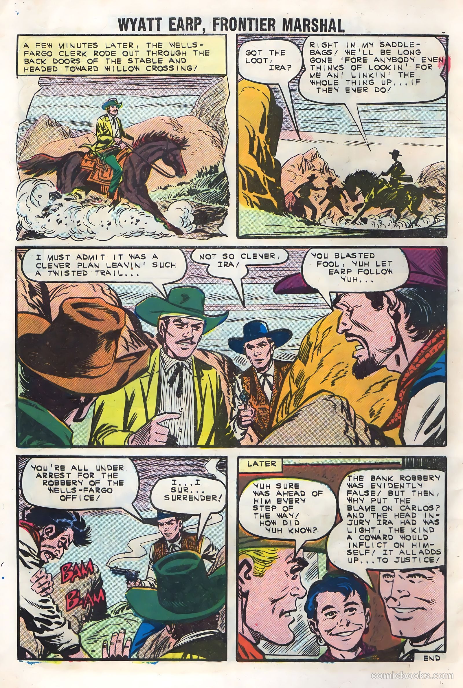 Wyatt Earp, Frontier Marshal #42 (1962) — page 8 of 36