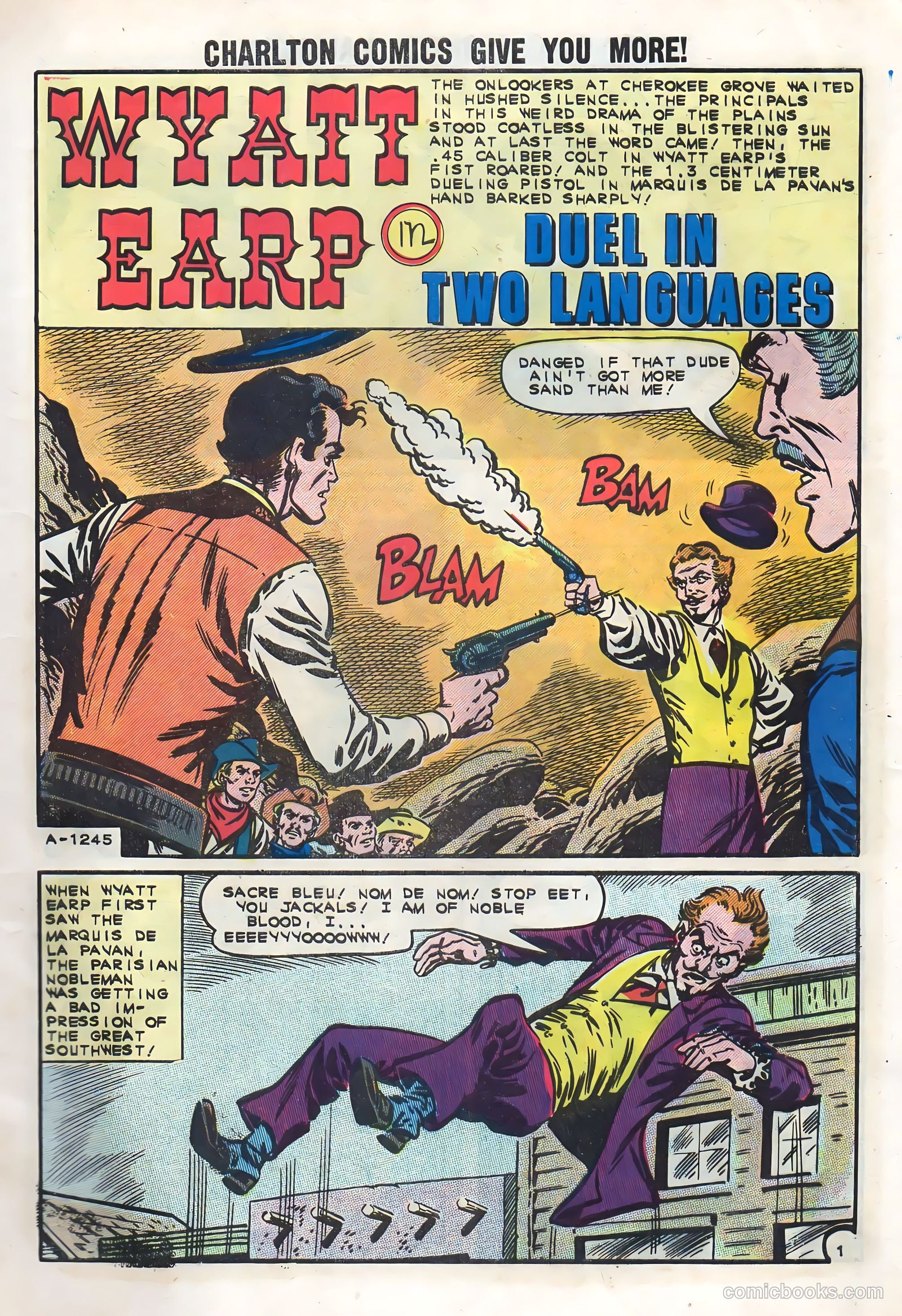 Wyatt Earp, Frontier Marshal #42 (1962) — page 9 of 36