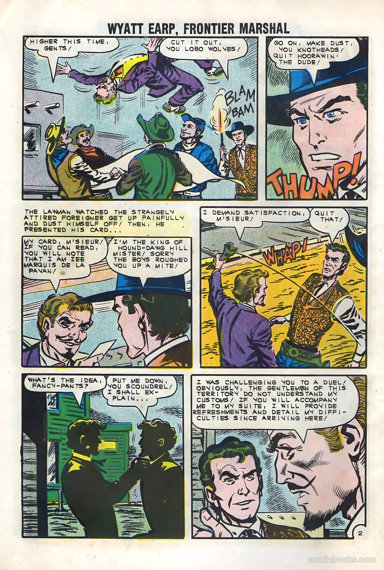 Wyatt Earp, Frontier Marshal #42 (1962) — page 10 of 36