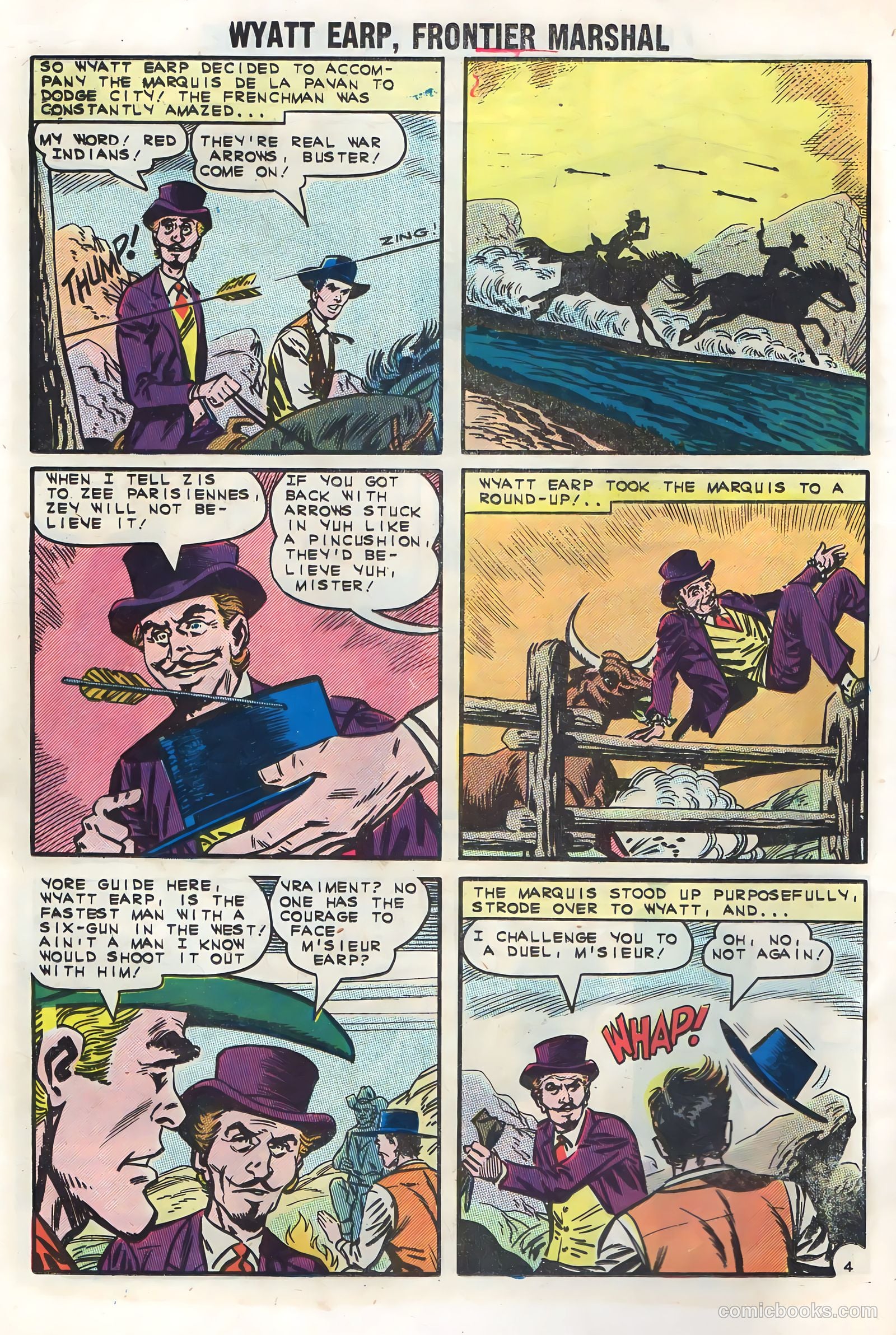 Wyatt Earp, Frontier Marshal #42 (1962) — page 12 of 36