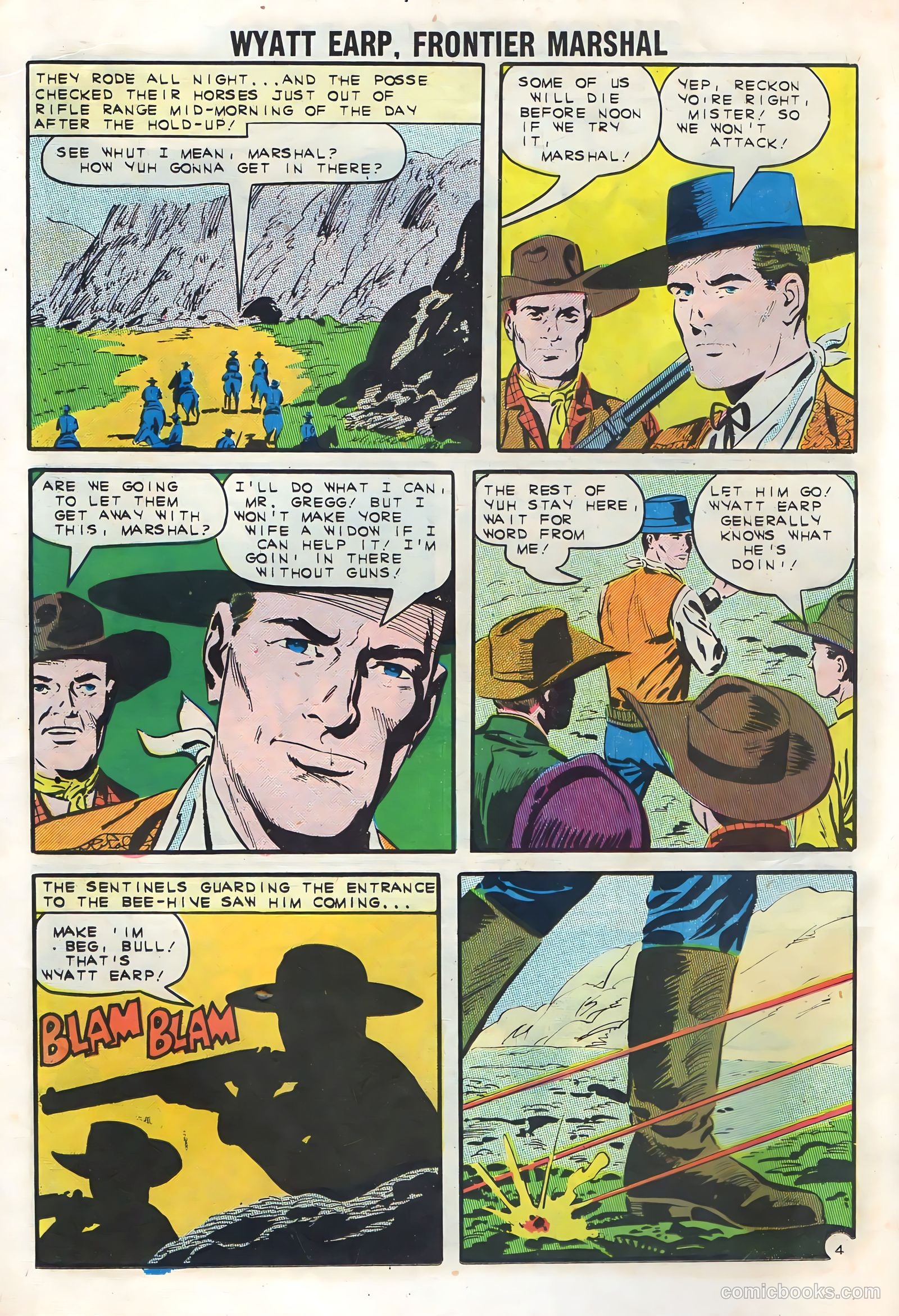 Wyatt Earp, Frontier Marshal #42 (1962) — page 18 of 36