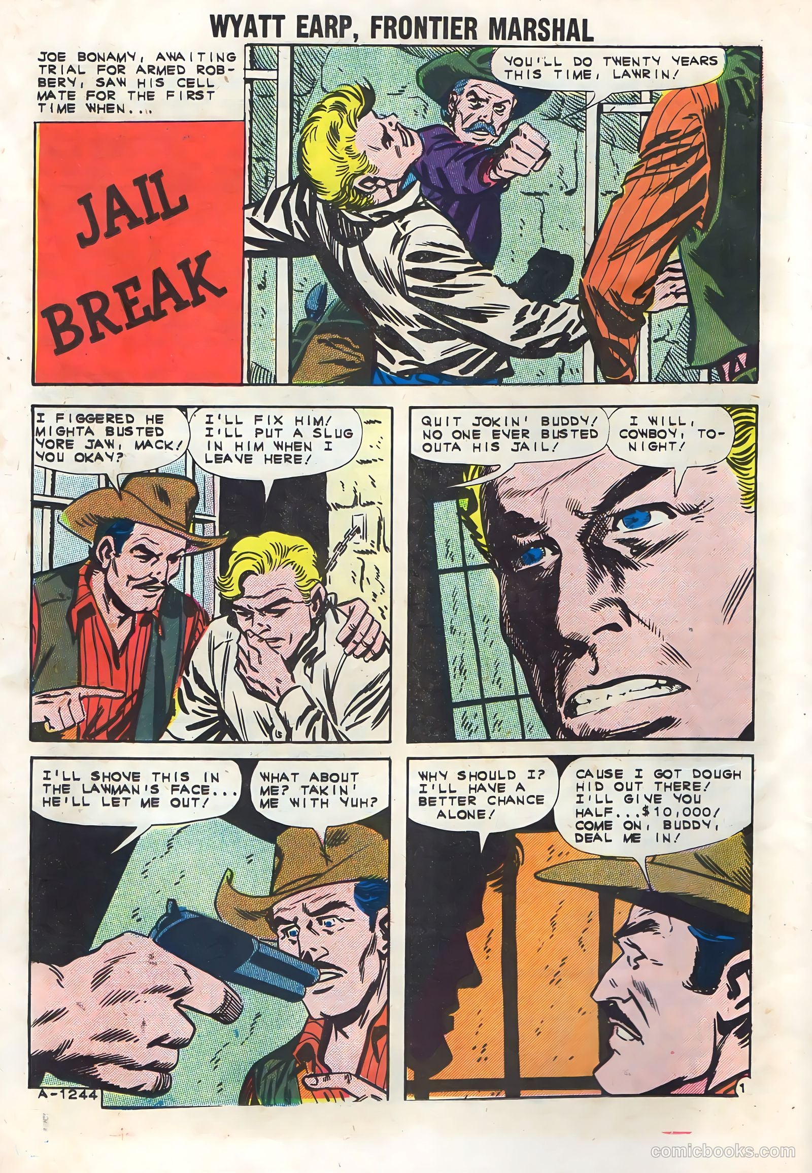 Wyatt Earp, Frontier Marshal #42 (1962) — page 26 of 36