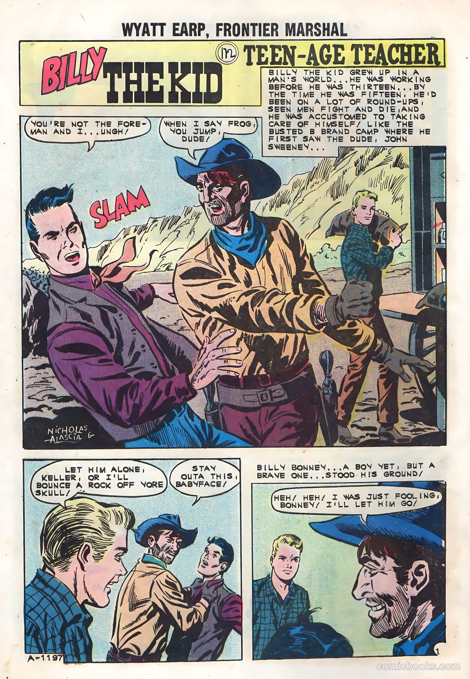 Wyatt Earp, Frontier Marshal #42 (1962) — page 28 of 36