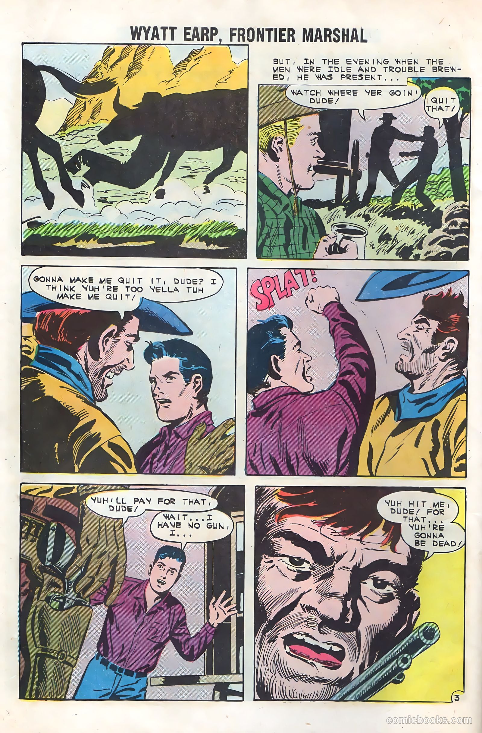 Wyatt Earp, Frontier Marshal #42 (1962) — page 30 of 36
