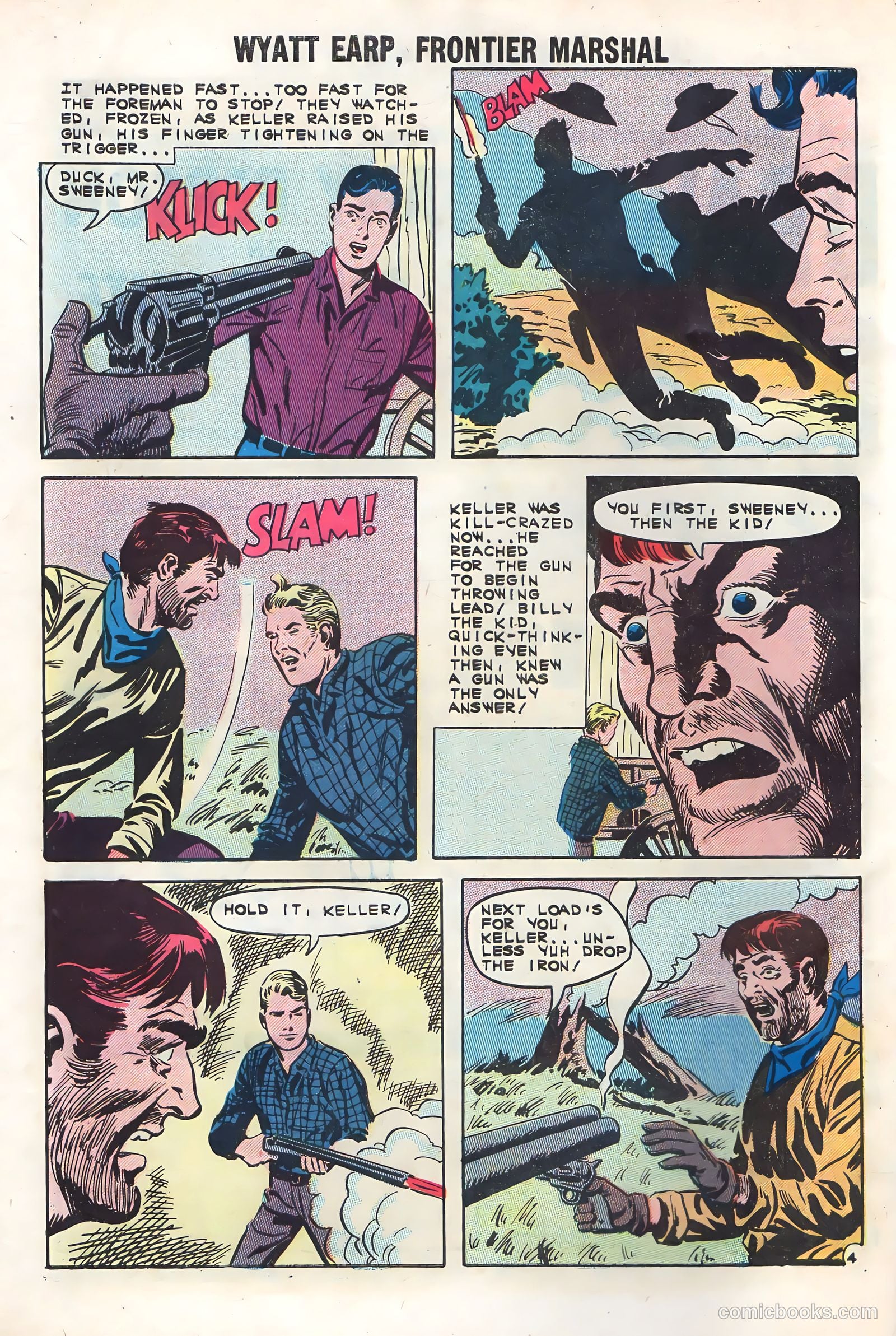 Wyatt Earp, Frontier Marshal #42 (1962) — page 32 of 36