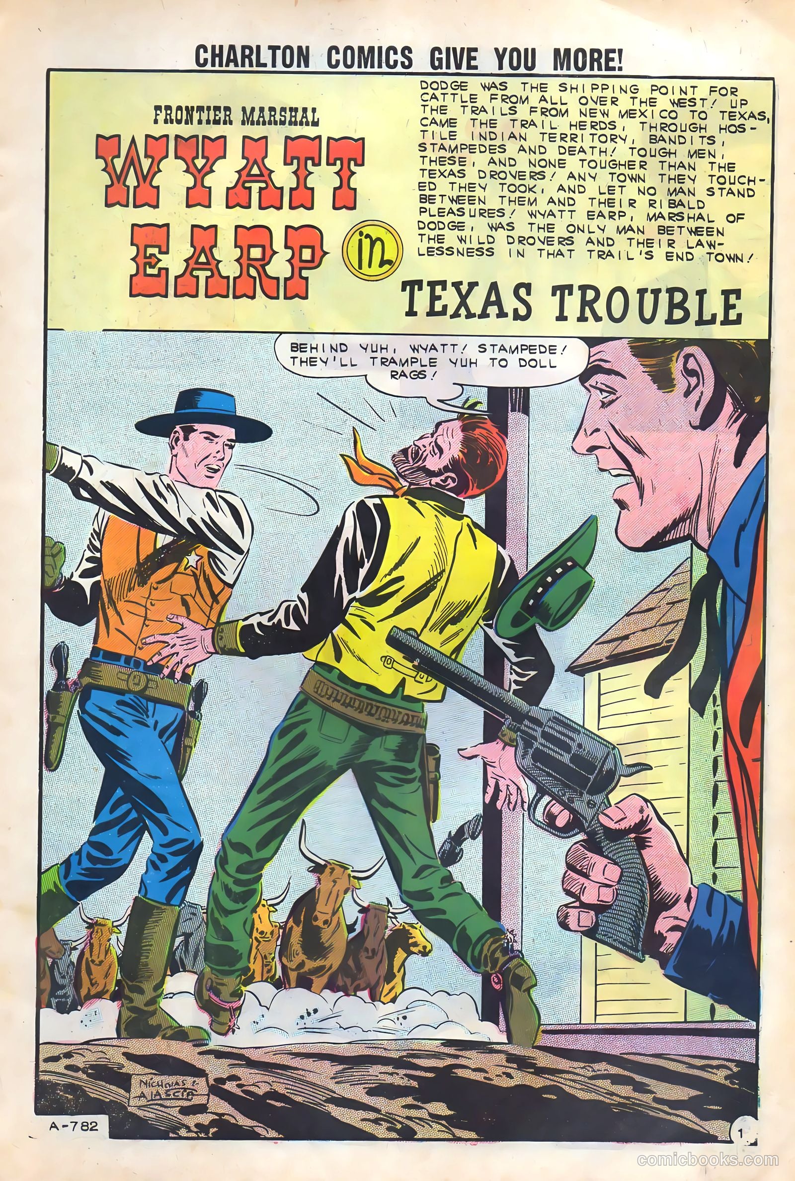 Wyatt Earp, Frontier Marshal #43 (1962) — page 3 of 36