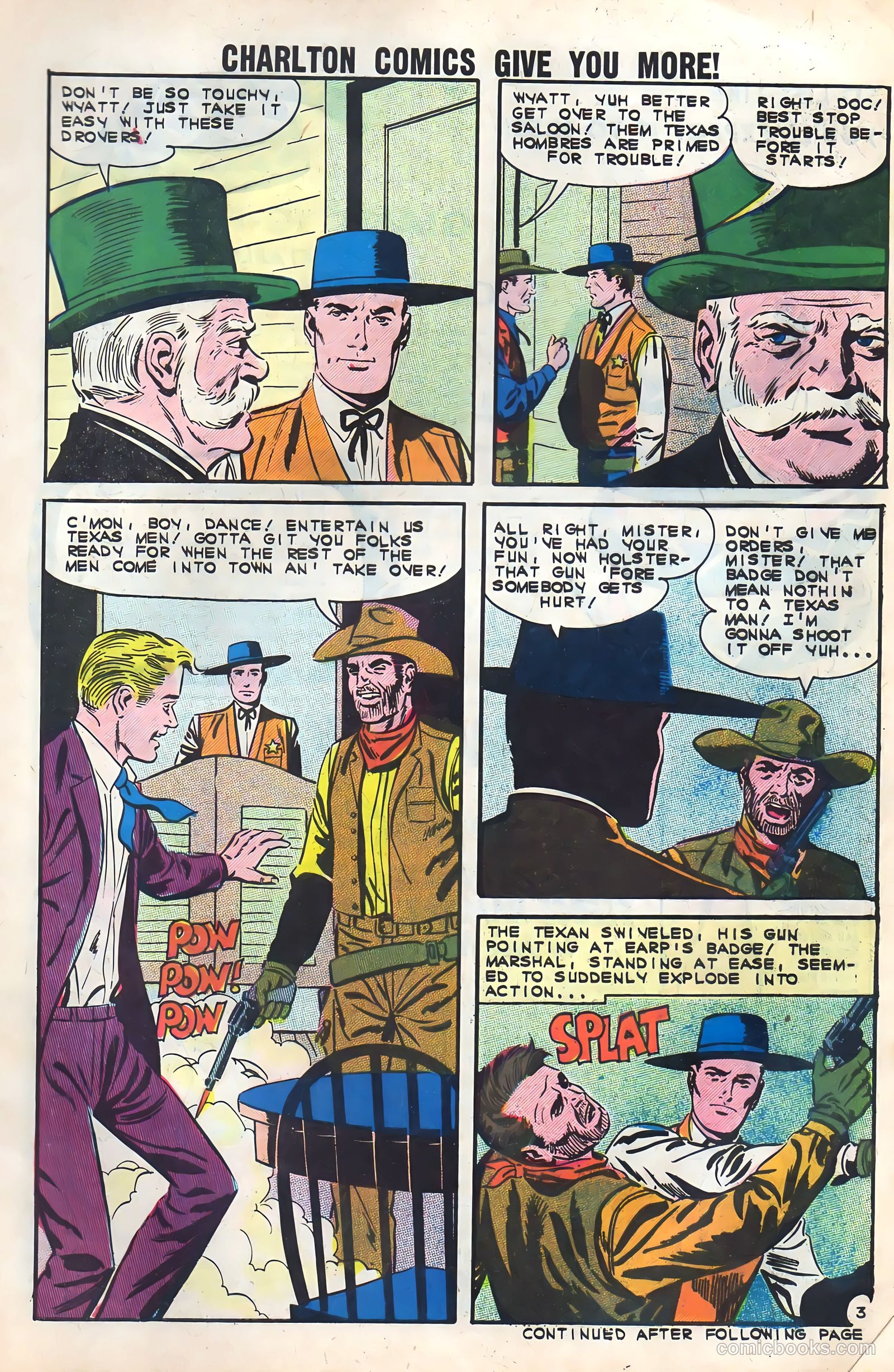 Wyatt Earp, Frontier Marshal #43 (1962) — page 5 of 36