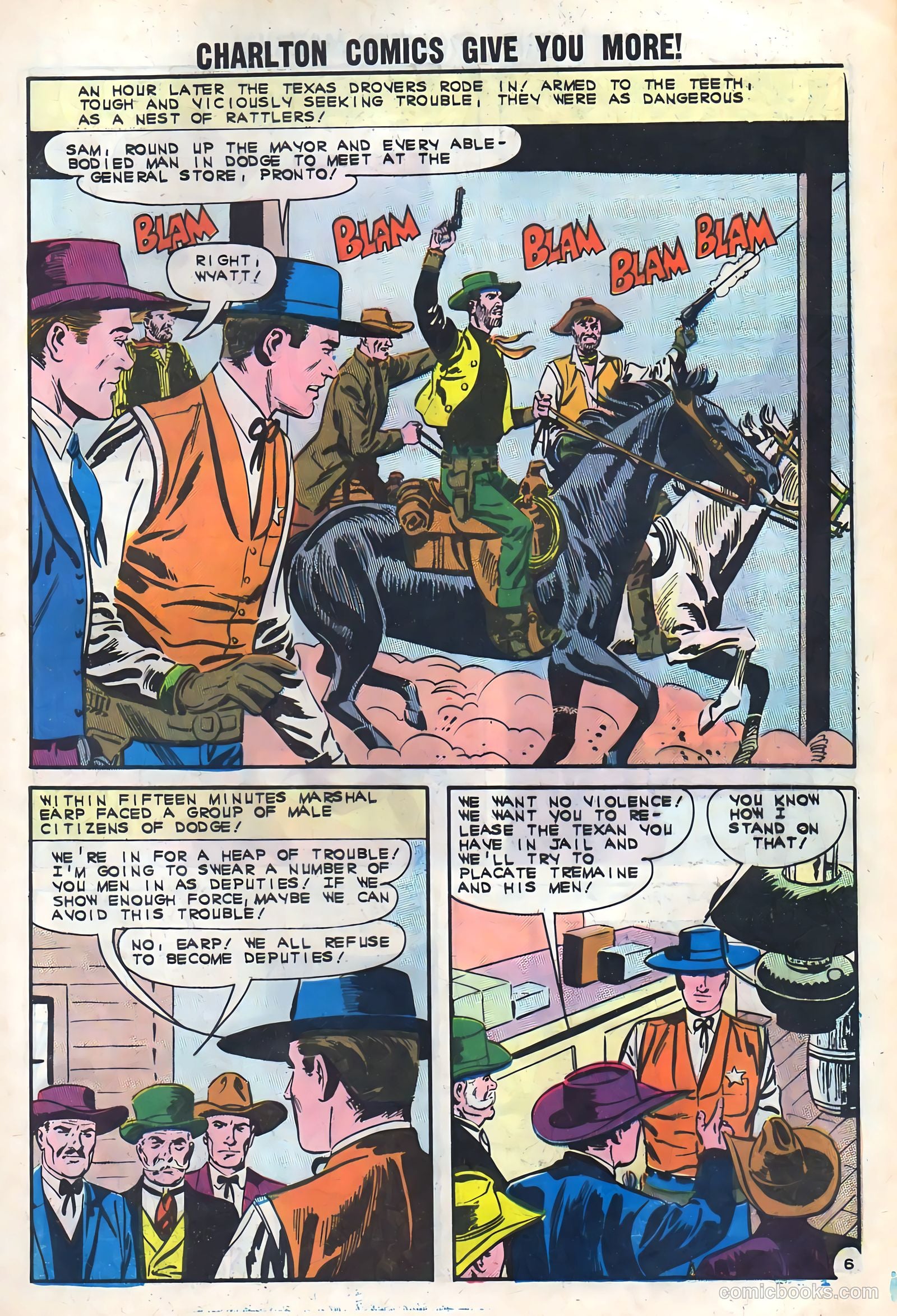 Wyatt Earp, Frontier Marshal #43 (1962) — page 9 of 36