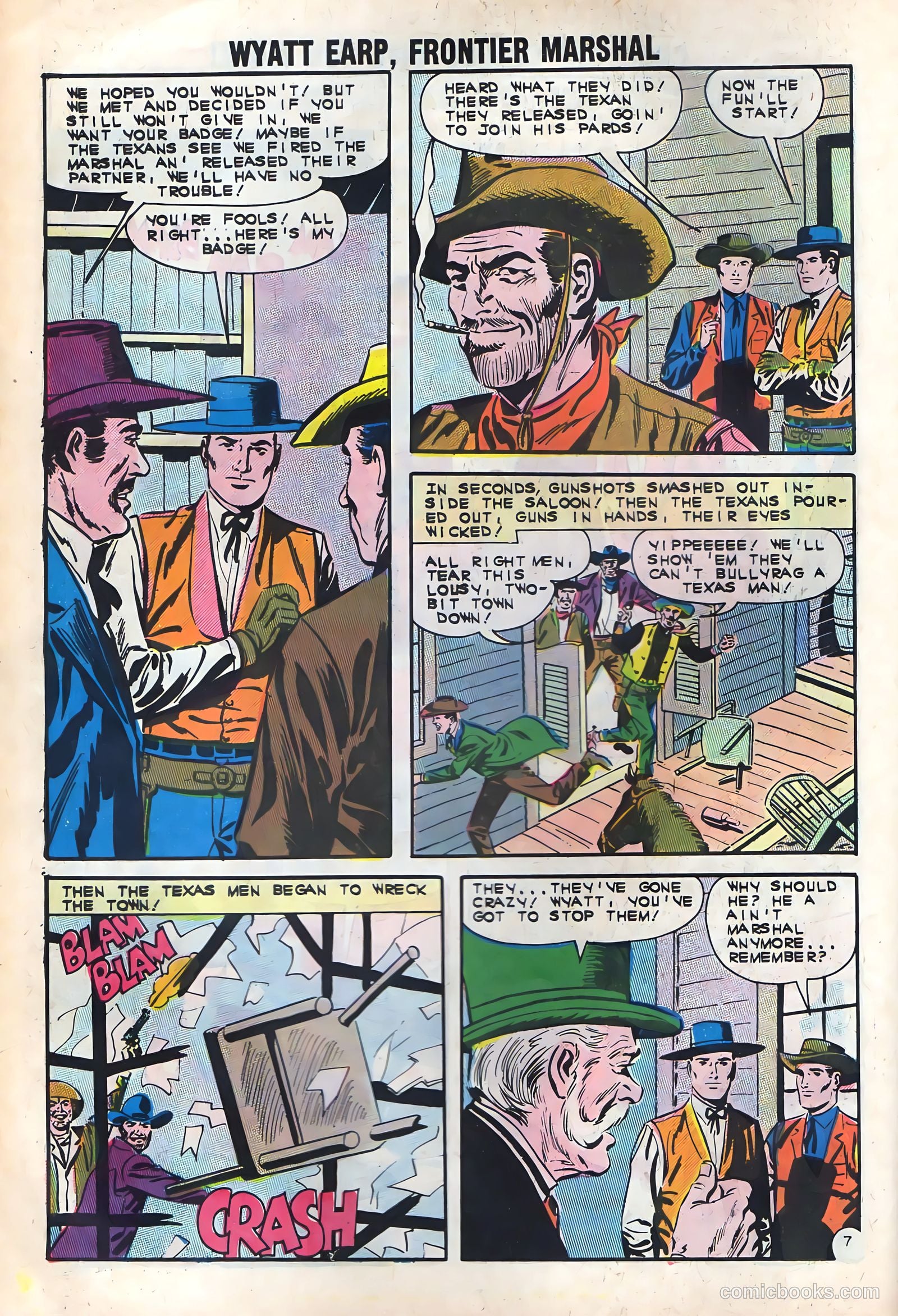 Wyatt Earp, Frontier Marshal #43 (1962) — page 10 of 36