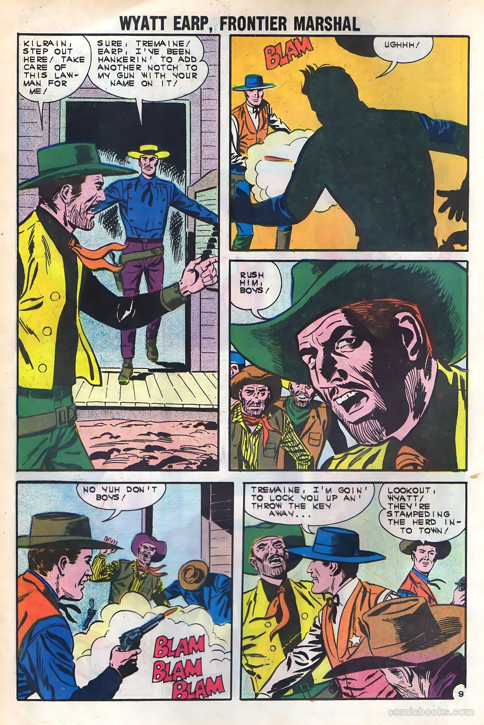 Wyatt Earp, Frontier Marshal #43 (1962) — page 12 of 36