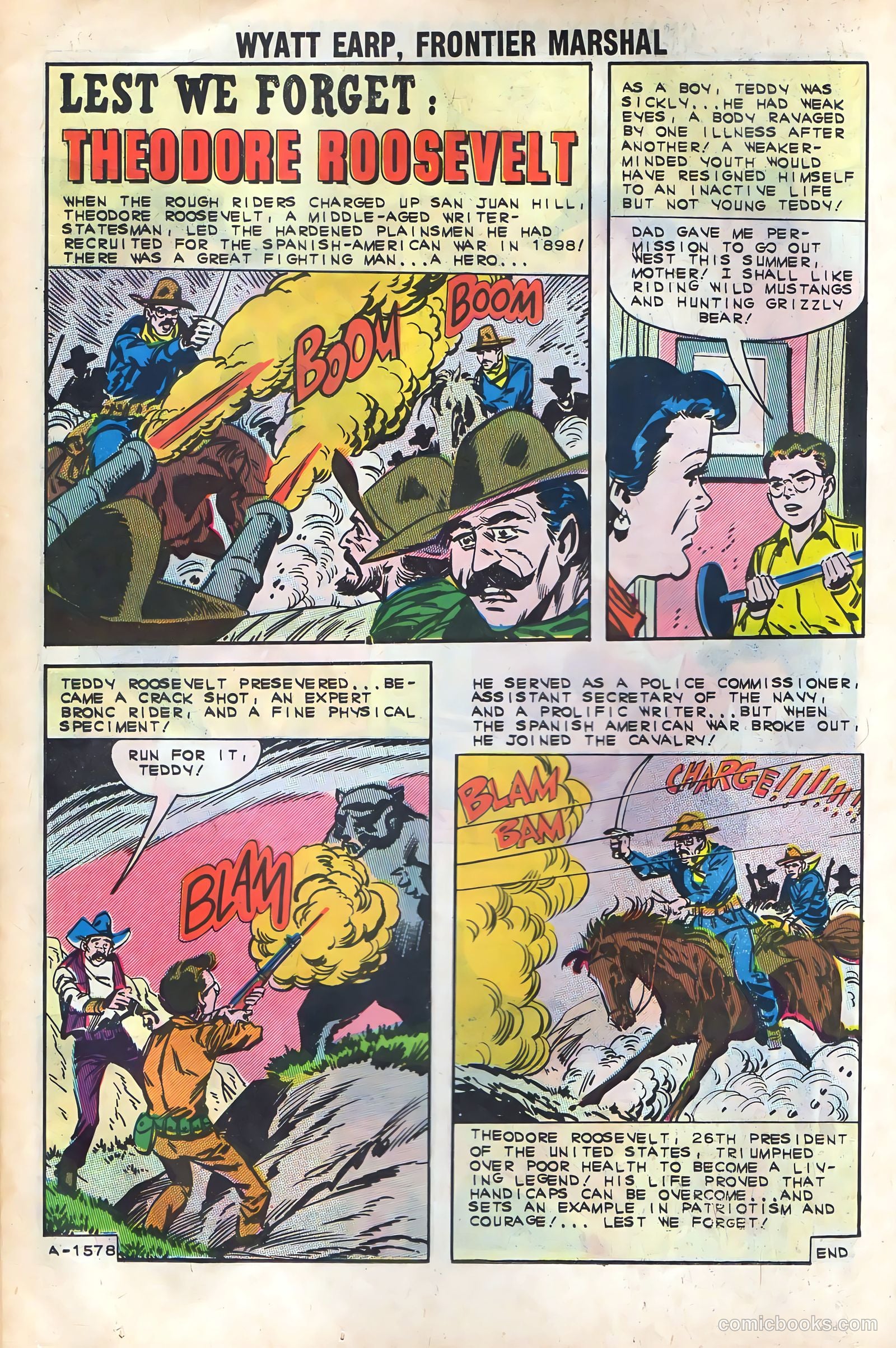 Wyatt Earp, Frontier Marshal #43 (1962) — page 14 of 36