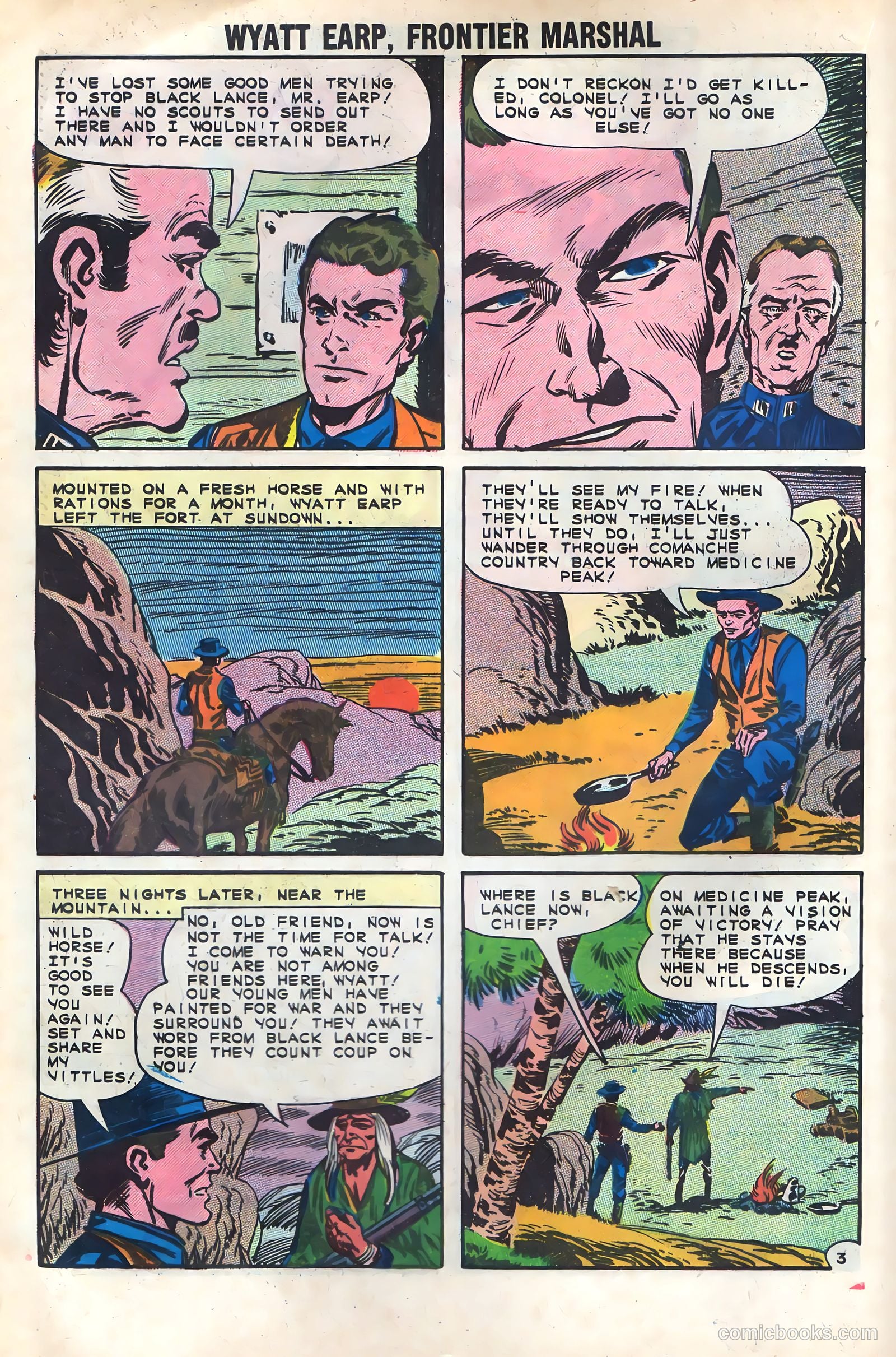 Wyatt Earp, Frontier Marshal #43 (1962) — page 20 of 36