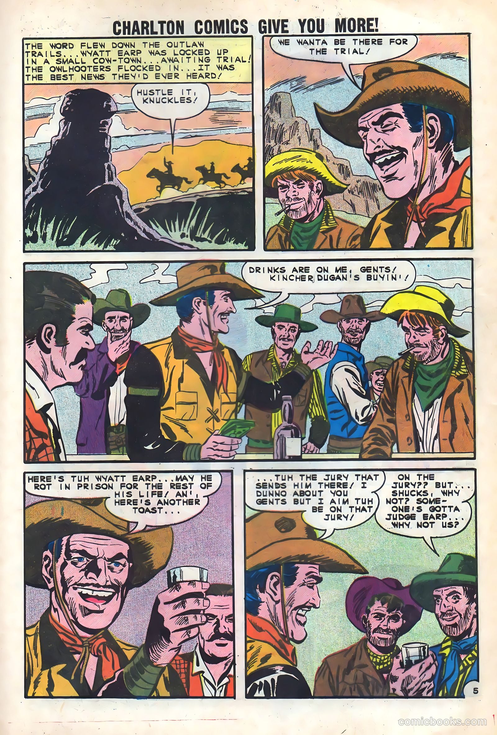 Wyatt Earp, Frontier Marshal #43 (1962) — page 29 of 36