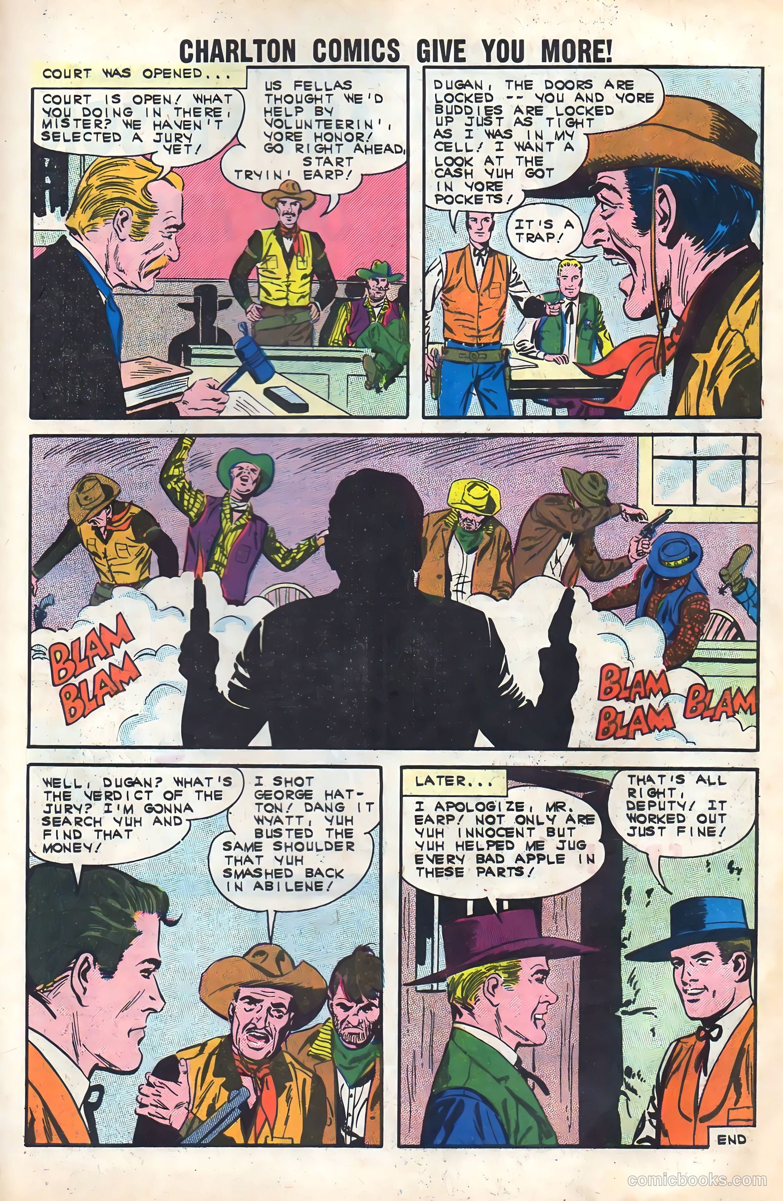 Wyatt Earp, Frontier Marshal #43 (1962) — page 33 of 36