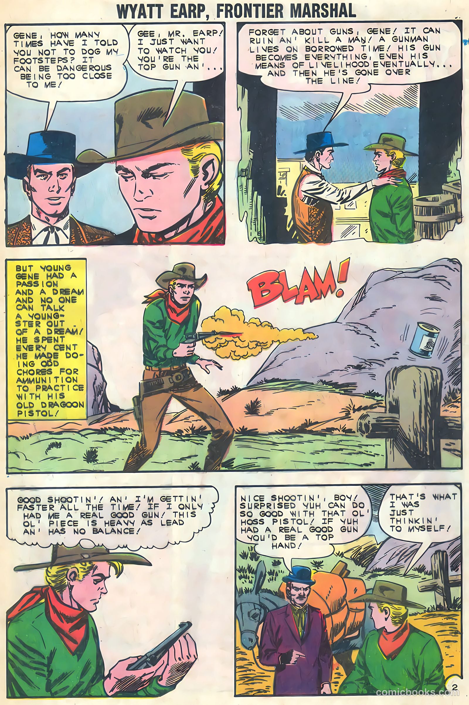 Wyatt Earp, Frontier Marshal #44 (1962) — page 4 of 36