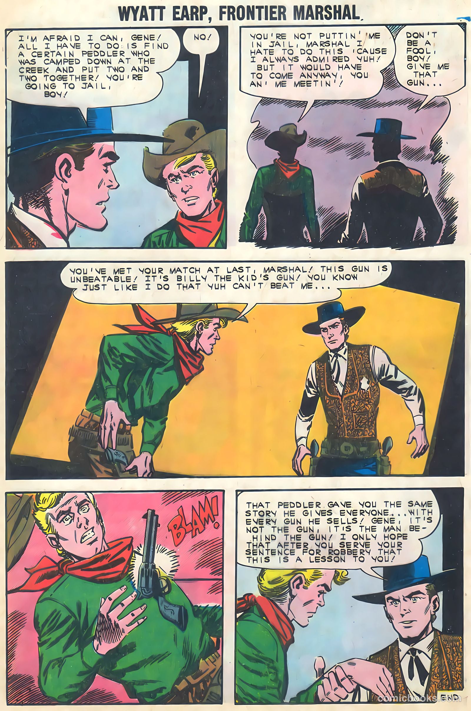 Wyatt Earp, Frontier Marshal #44 (1962) — page 8 of 36