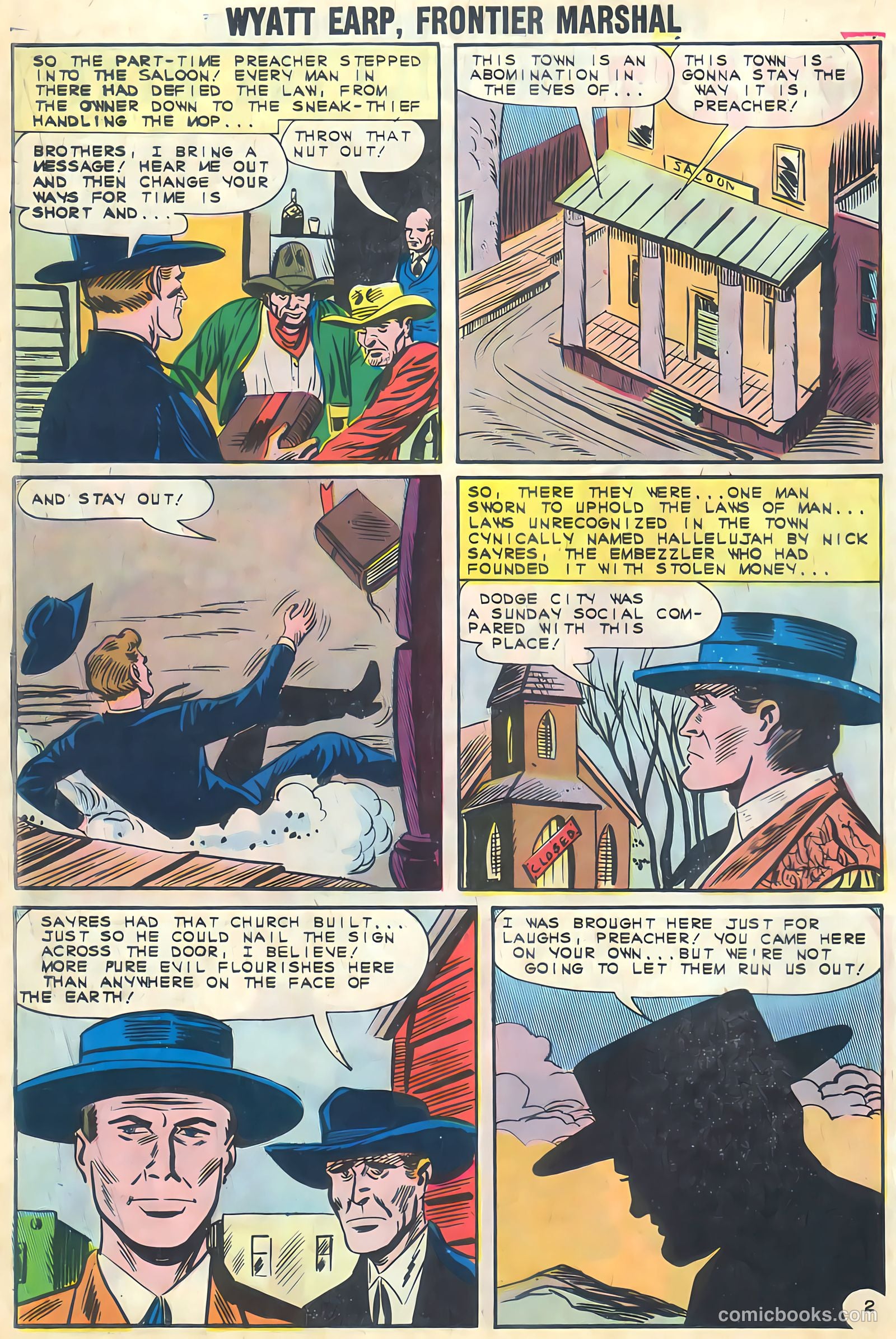 Wyatt Earp, Frontier Marshal #44 (1962) — page 10 of 36