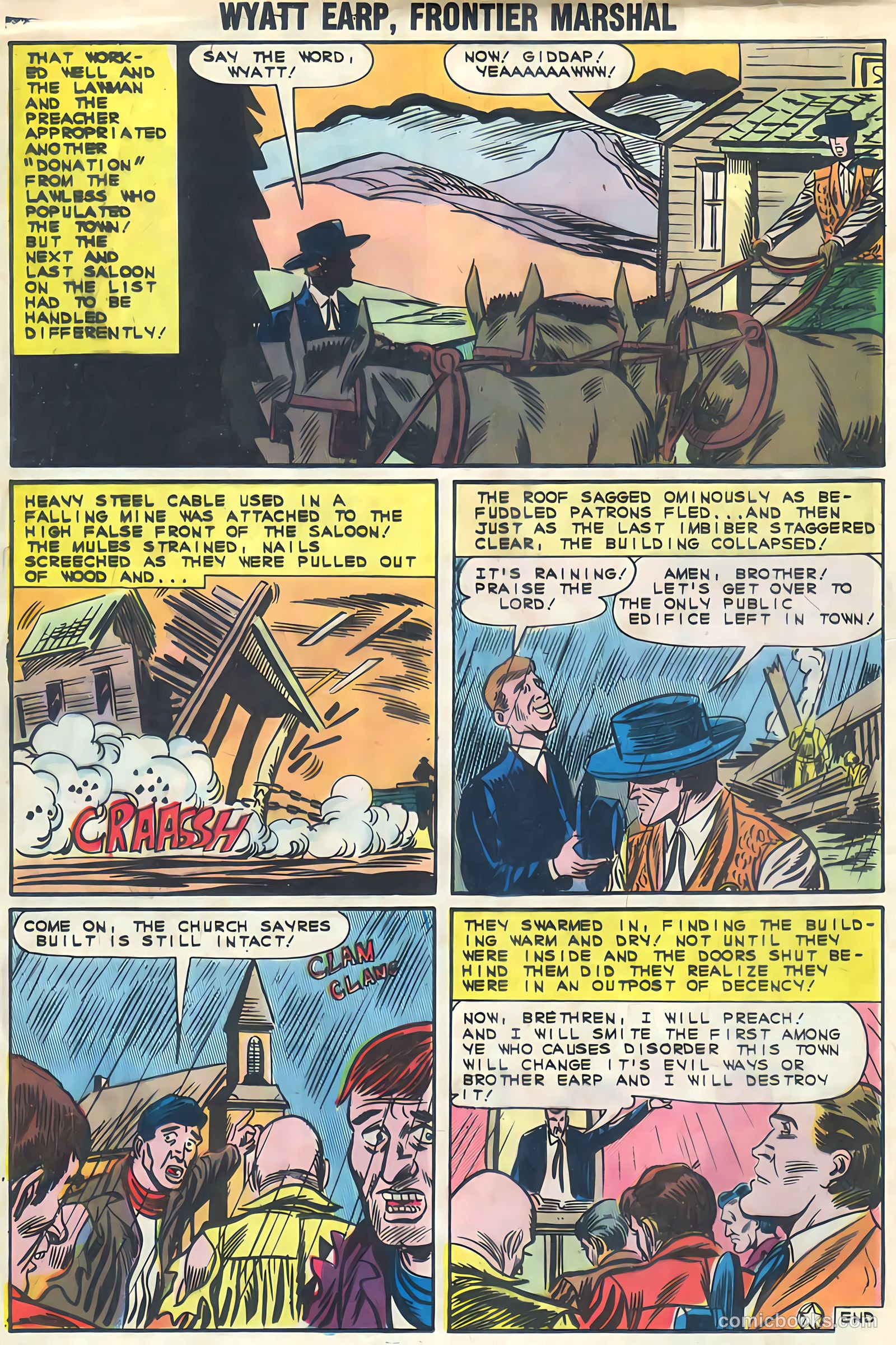 Wyatt Earp, Frontier Marshal #44 (1962) — page 12 of 36