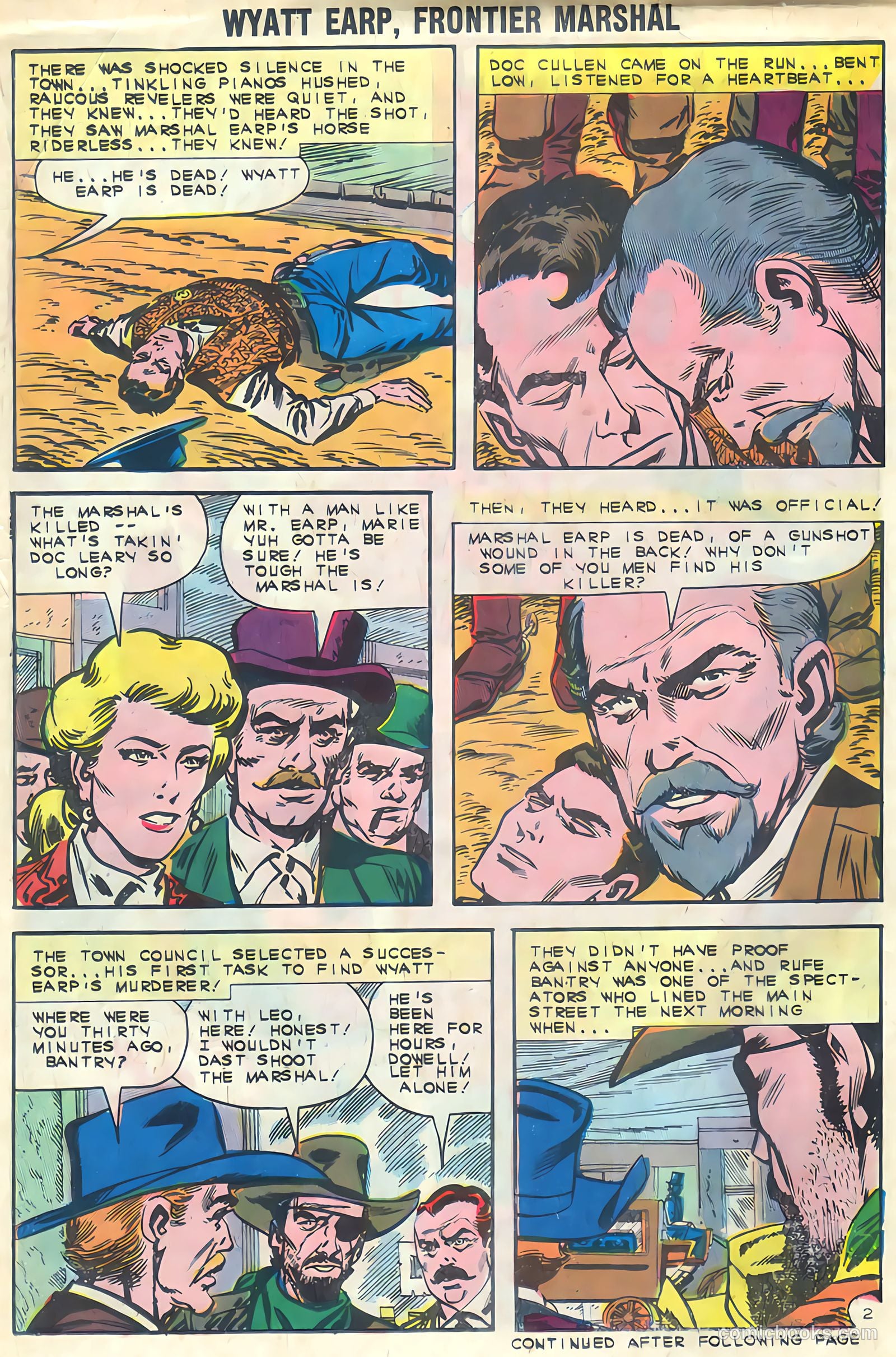 Wyatt Earp, Frontier Marshal #44 (1962) — page 14 of 36