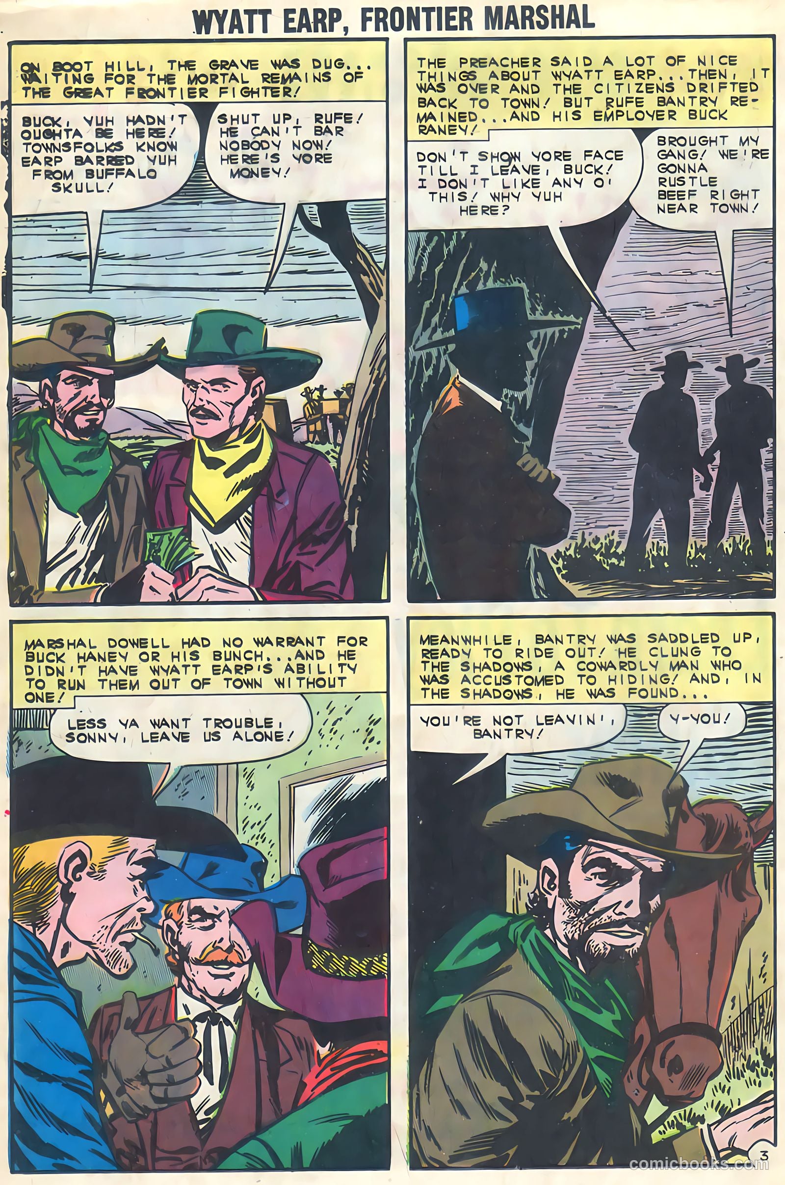 Wyatt Earp, Frontier Marshal #44 (1962) — page 16 of 36