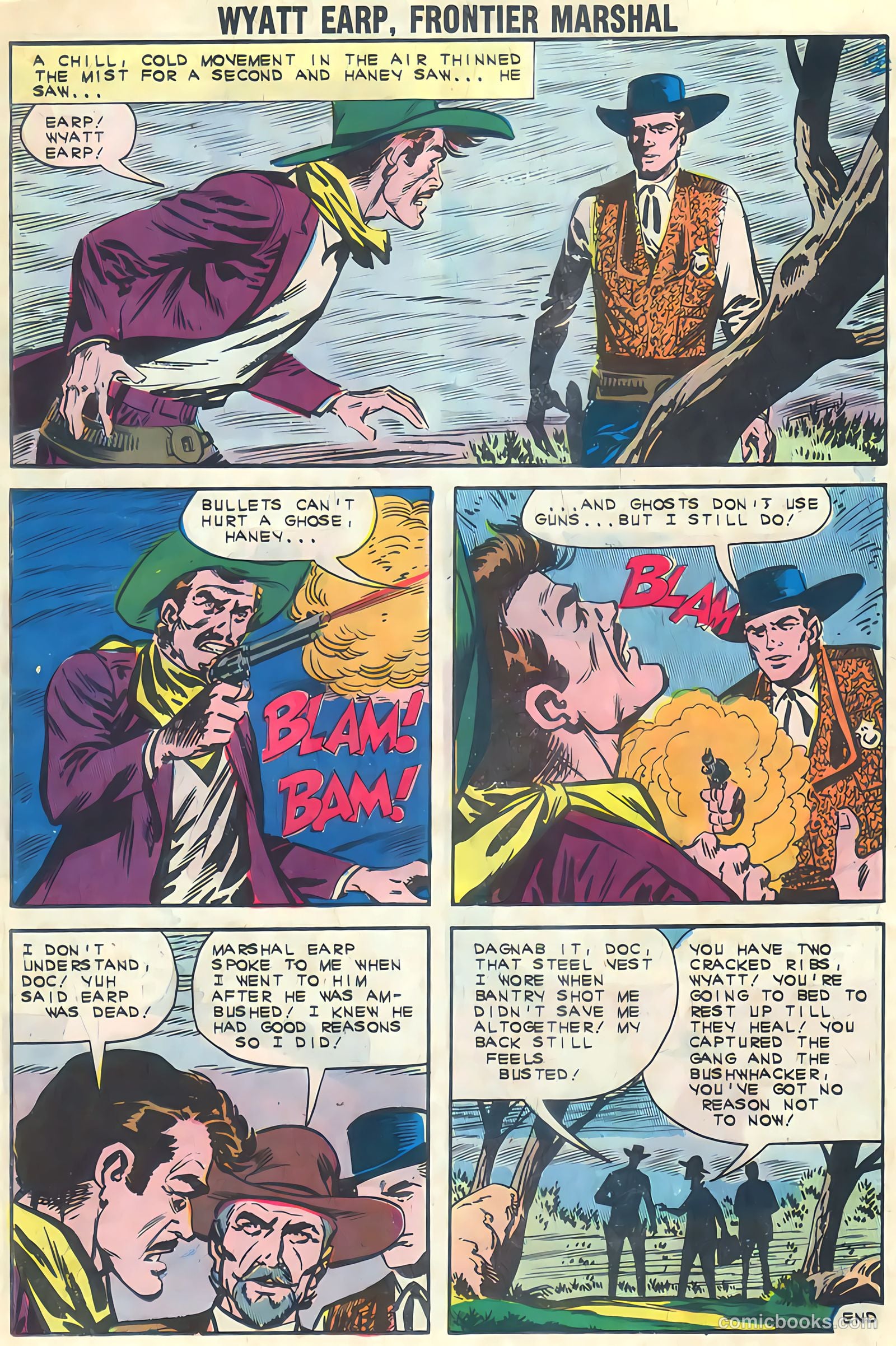 Wyatt Earp, Frontier Marshal #44 (1962) — page 18 of 36