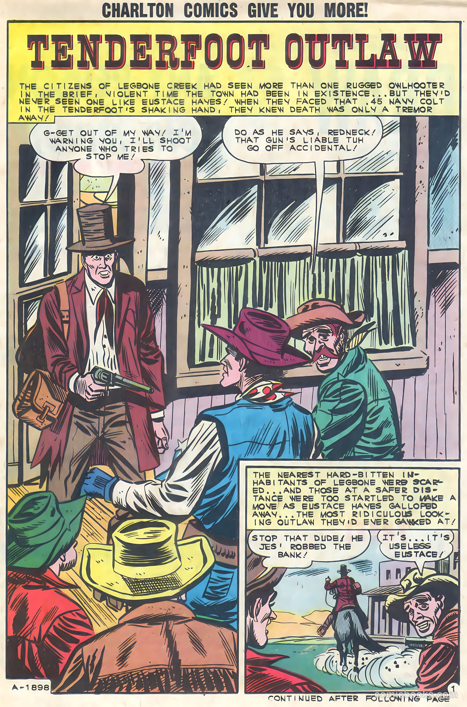 Wyatt Earp, Frontier Marshal #44 (1962) — page 21 of 36