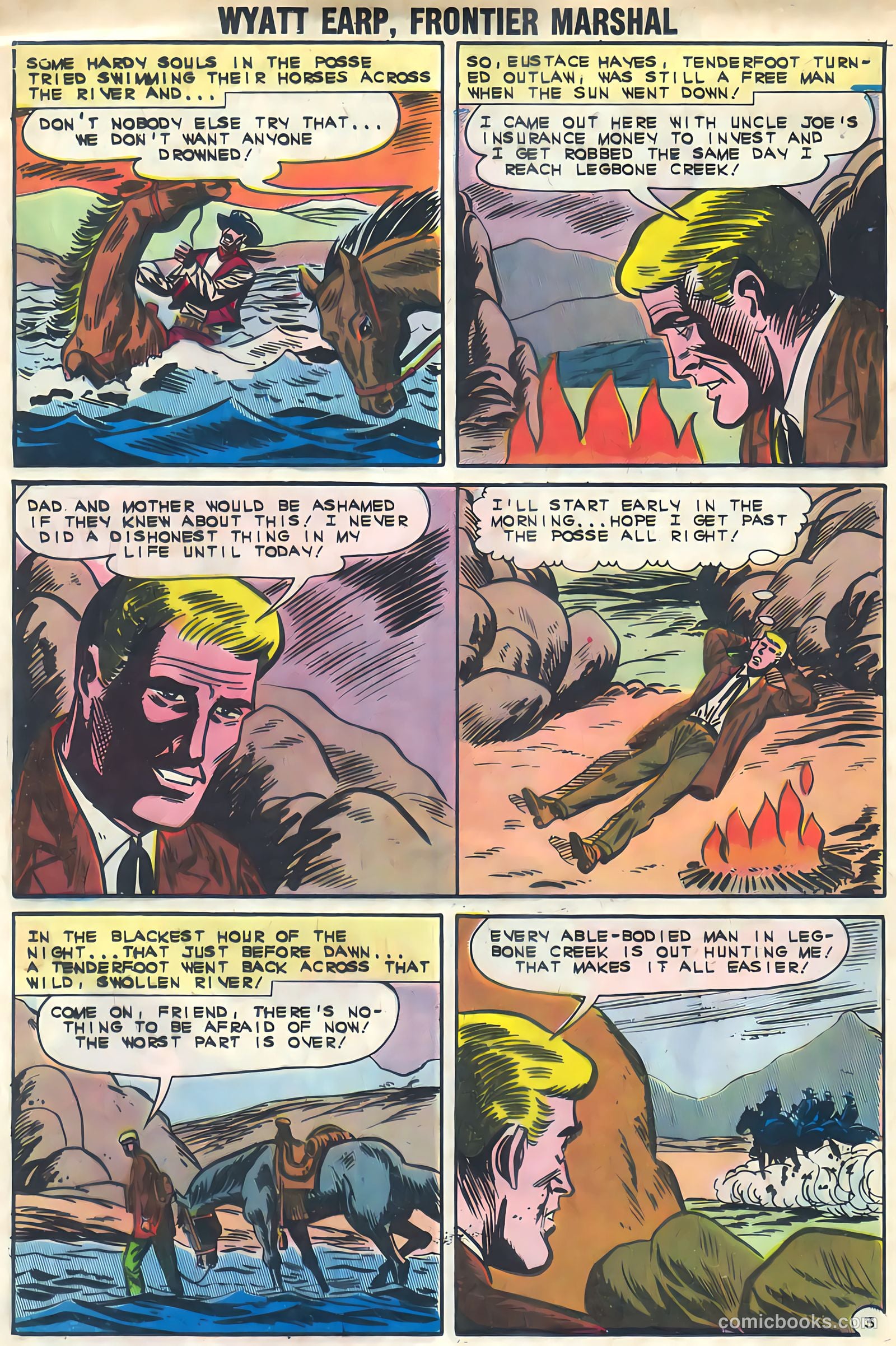 Wyatt Earp, Frontier Marshal #44 (1962) — page 24 of 36