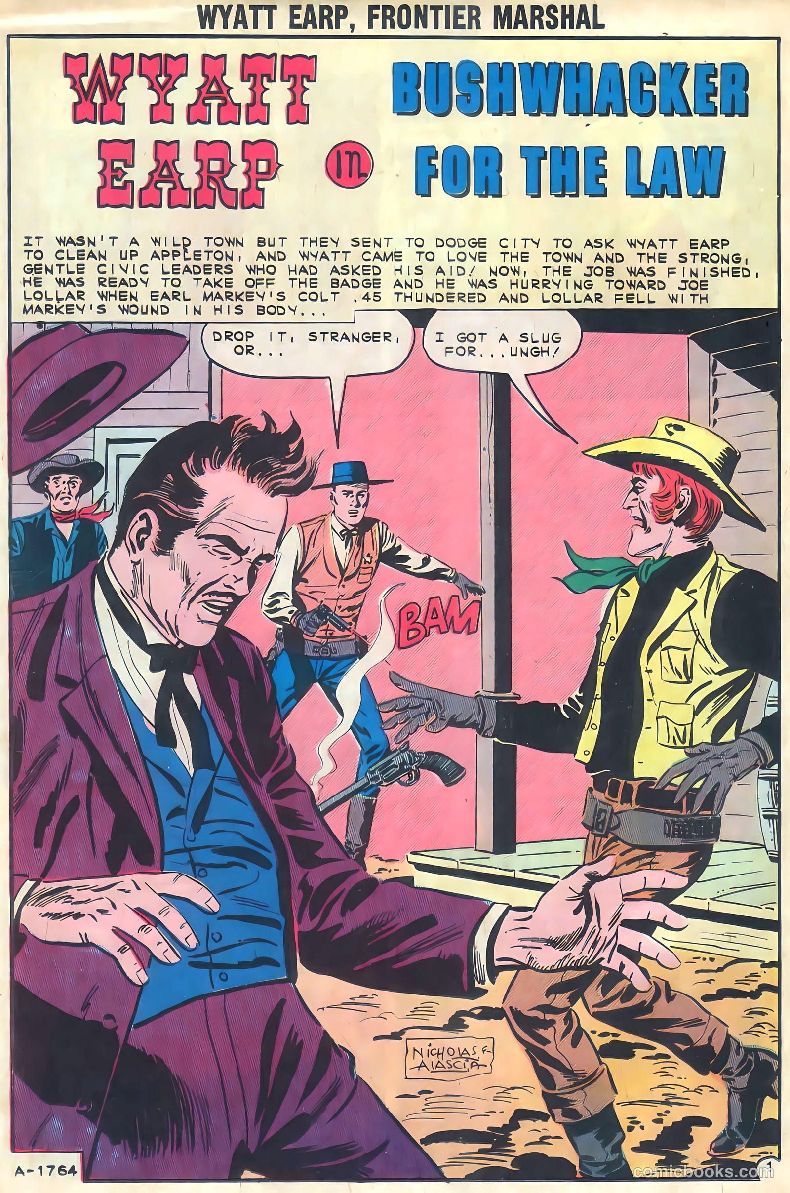Wyatt Earp, Frontier Marshal #44 (1962) — page 26 of 36