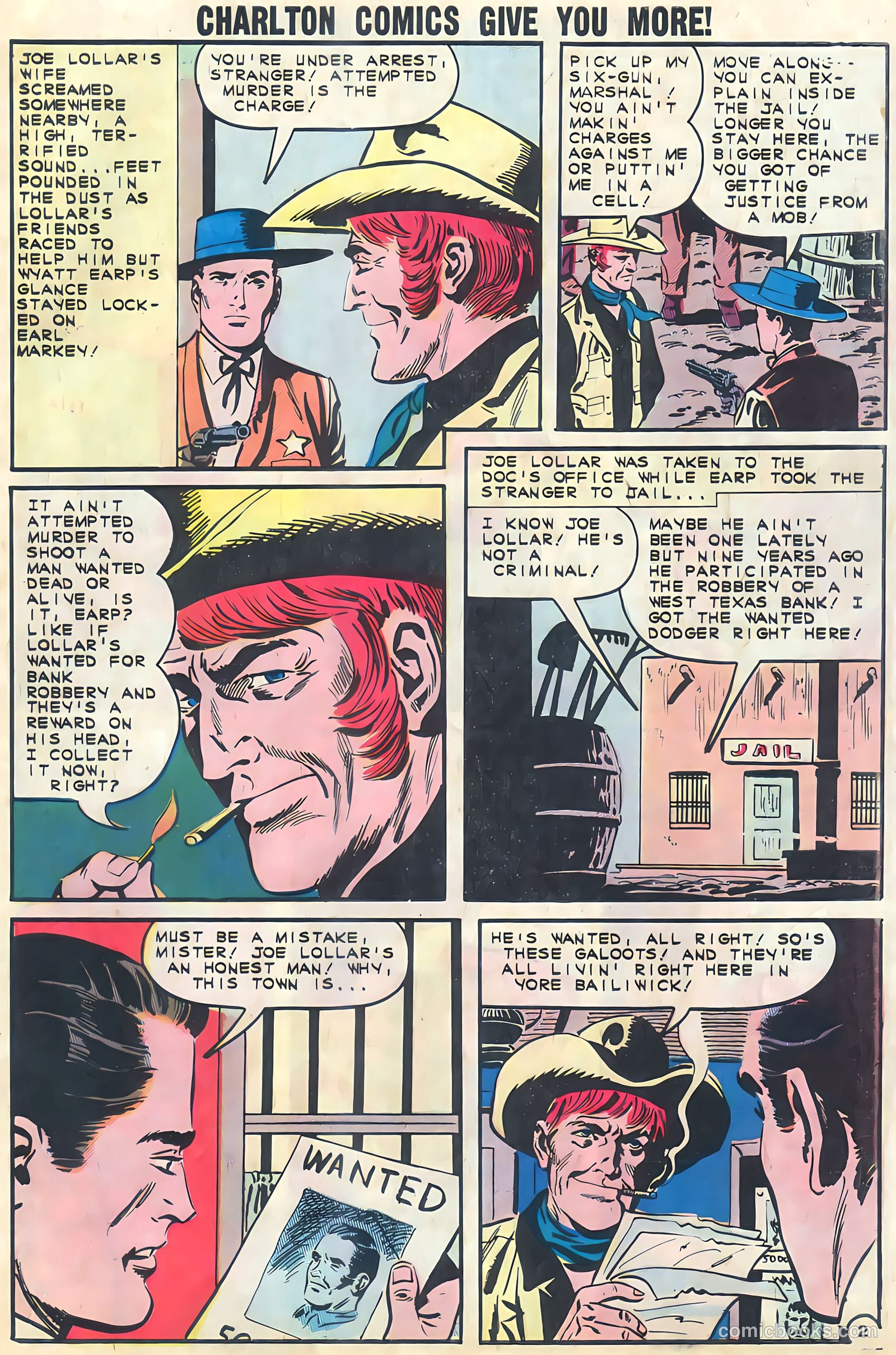 Wyatt Earp, Frontier Marshal #44 (1962) — page 27 of 36