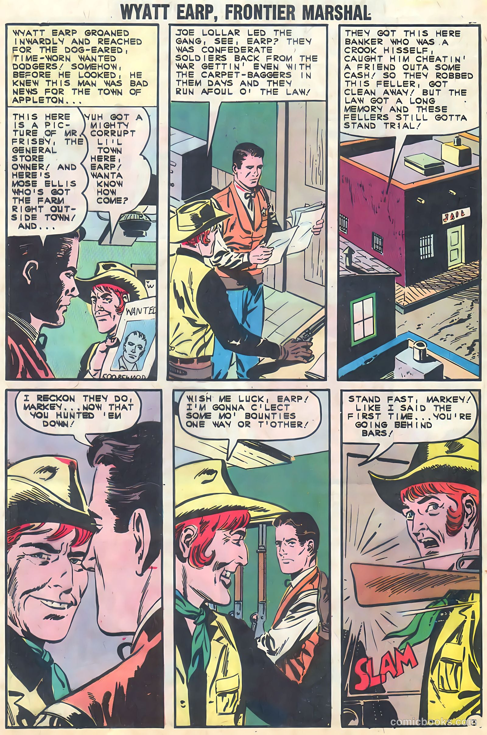 Wyatt Earp, Frontier Marshal #44 (1962) — page 28 of 36