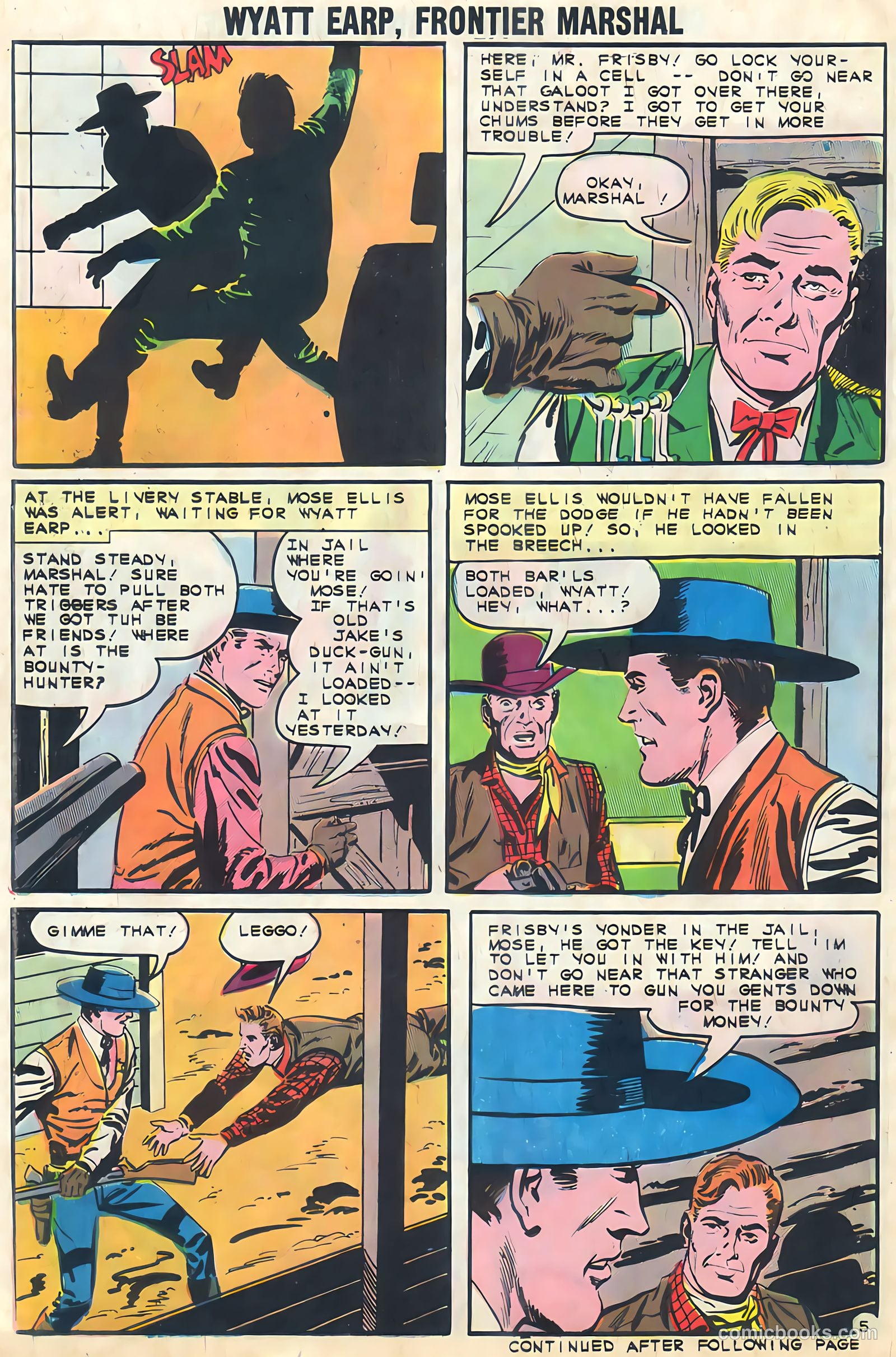 Wyatt Earp, Frontier Marshal #44 (1962) — page 30 of 36