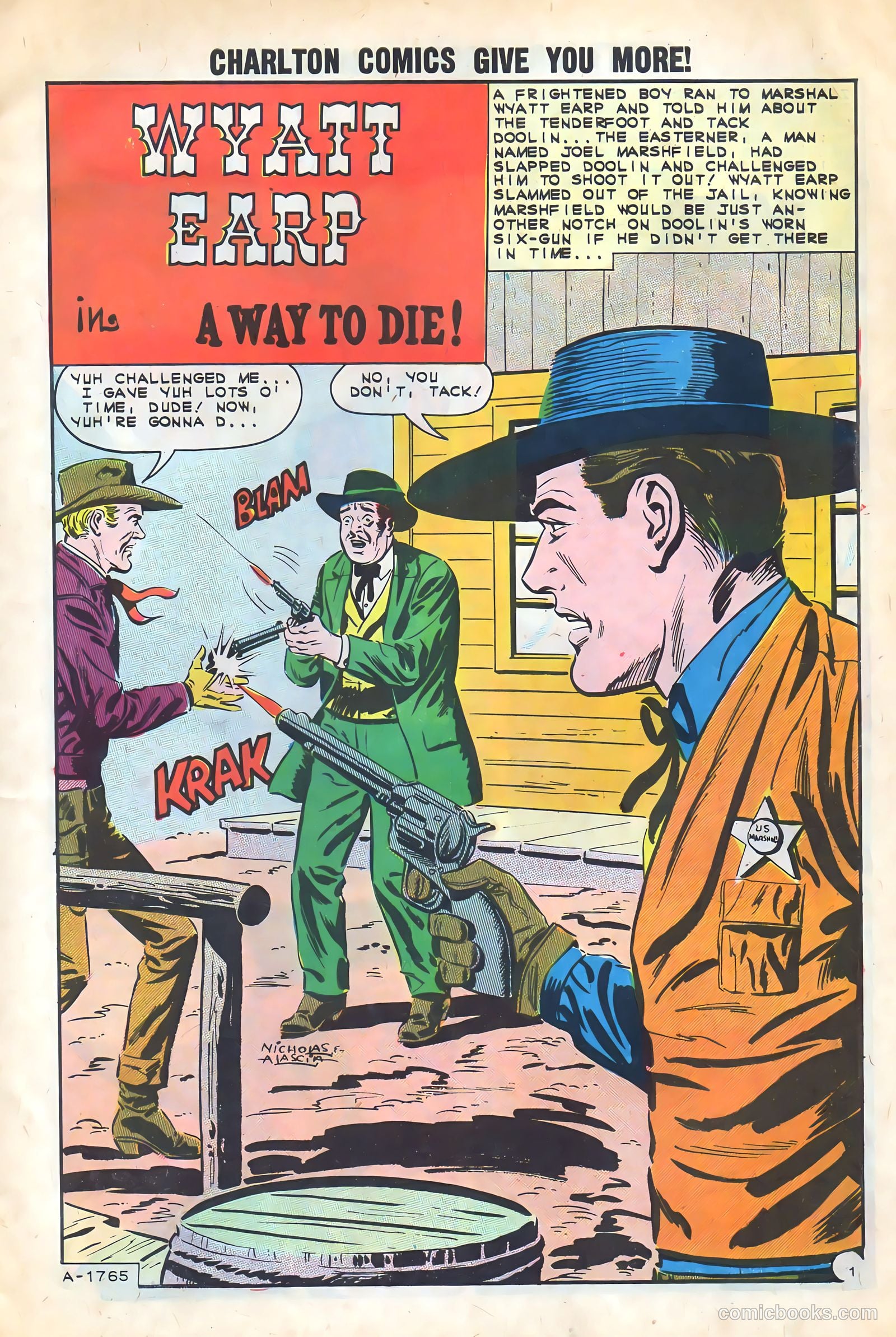 Wyatt Earp, Frontier Marshal #45 (1962) — page 3 of 36