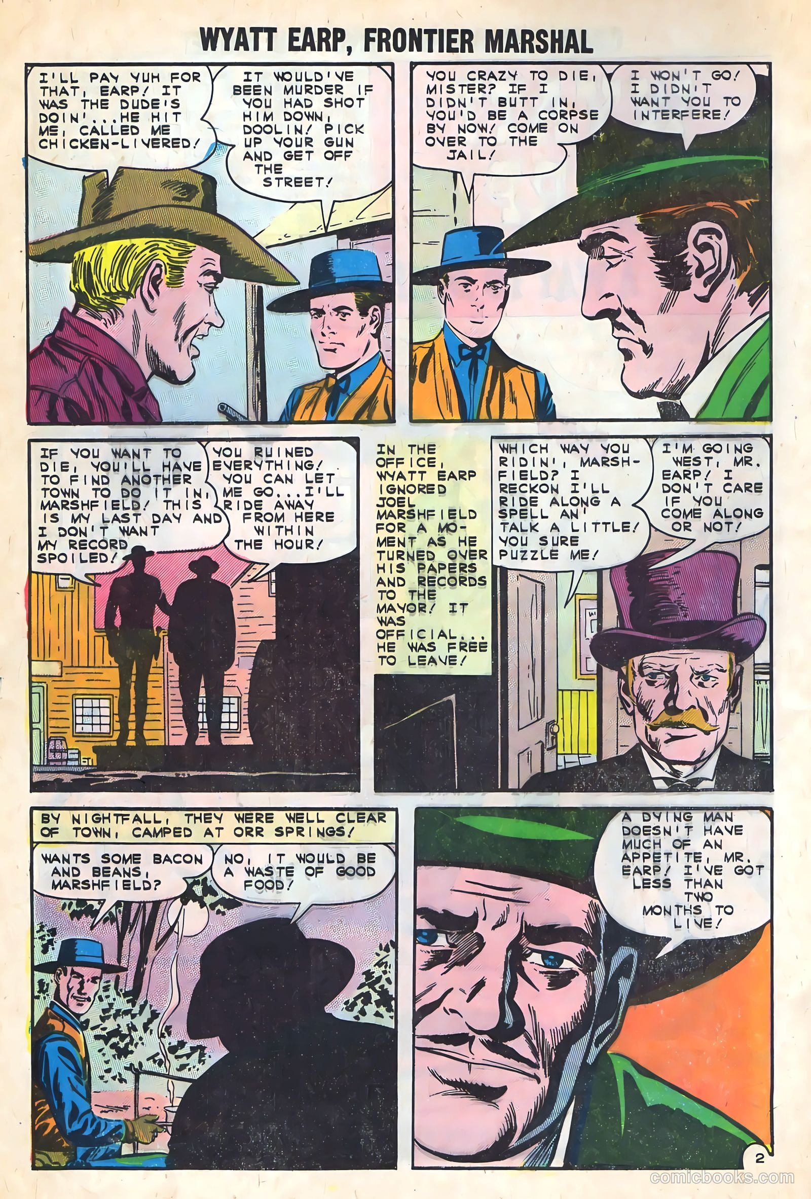 Wyatt Earp, Frontier Marshal #45 (1962) — page 4 of 36