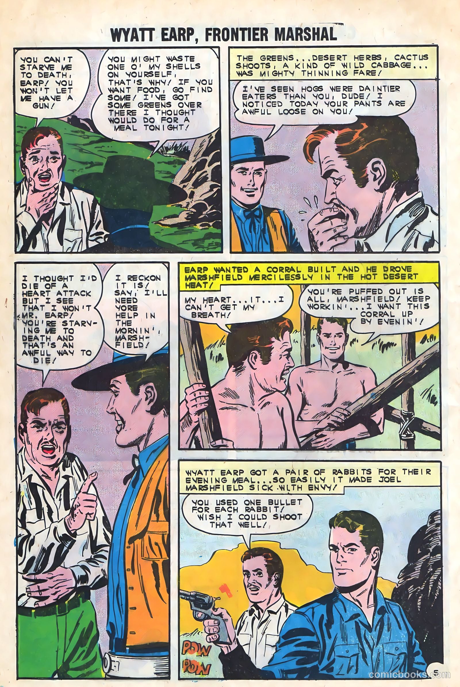 Wyatt Earp, Frontier Marshal #45 (1962) — page 8 of 36