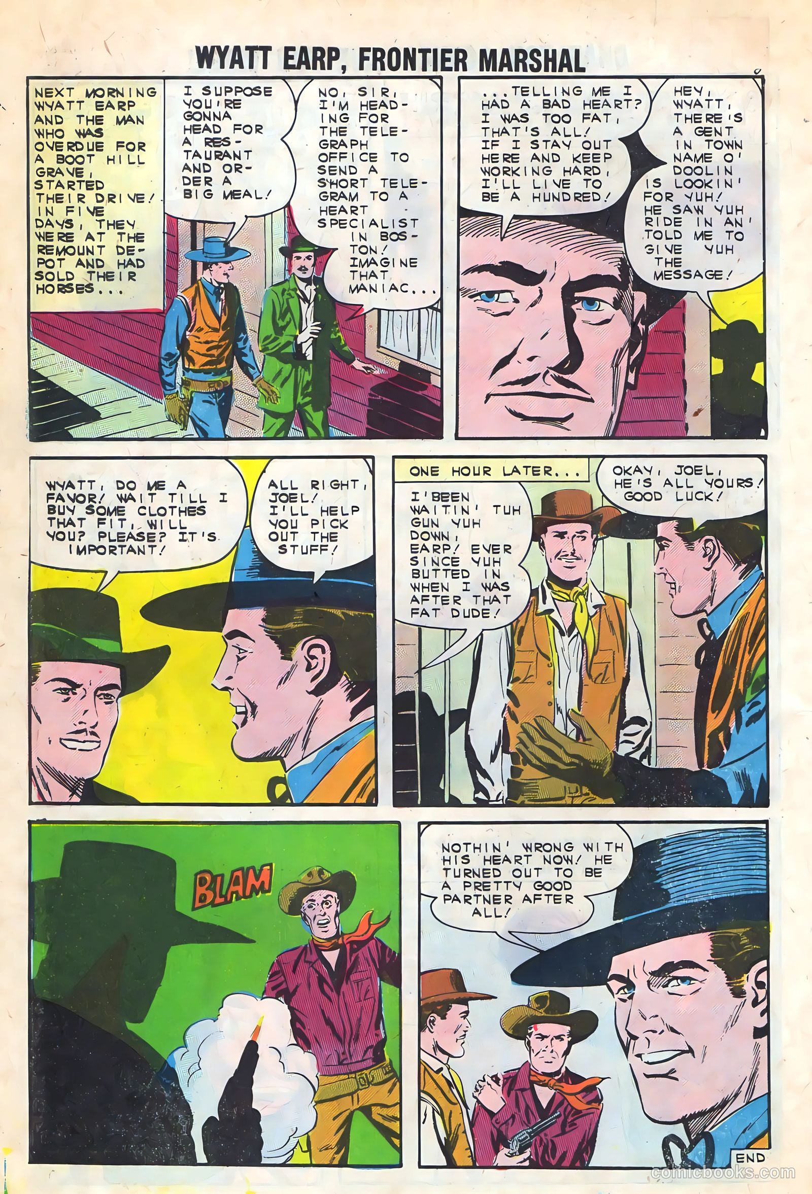 Wyatt Earp, Frontier Marshal #45 (1962) — page 10 of 36