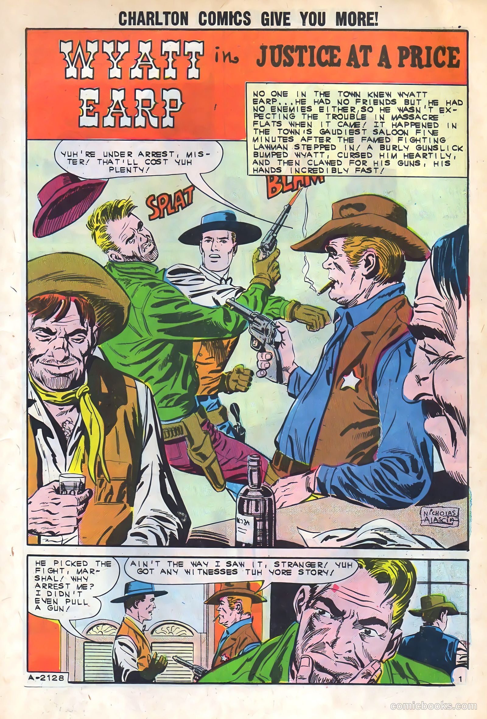 Wyatt Earp, Frontier Marshal #45 (1962) — page 11 of 36