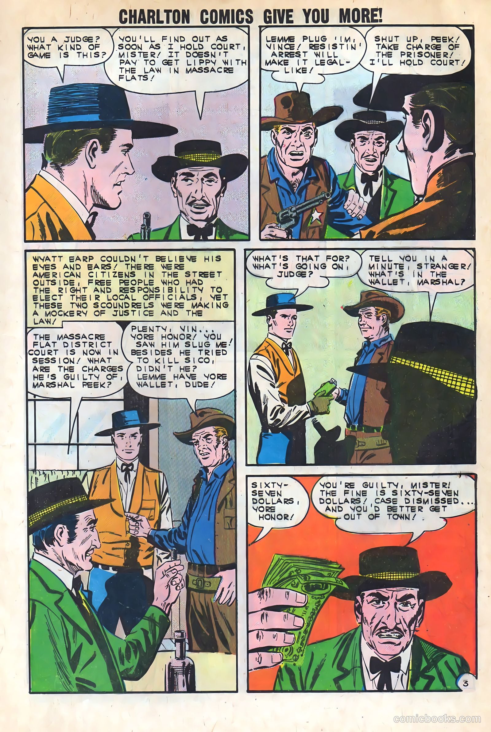 Wyatt Earp, Frontier Marshal #45 (1962) — page 13 of 36