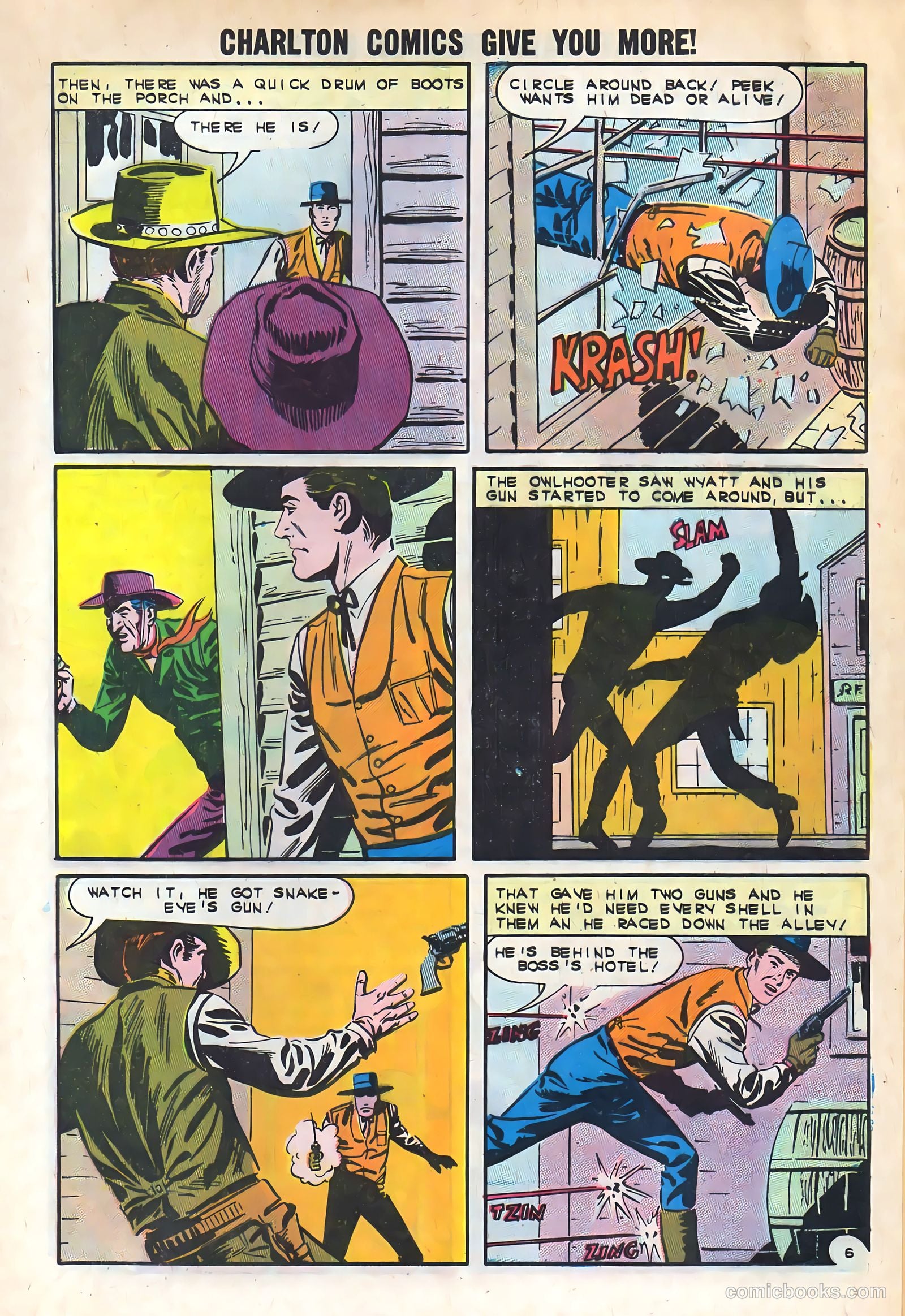 Wyatt Earp, Frontier Marshal #45 (1962) — page 17 of 36