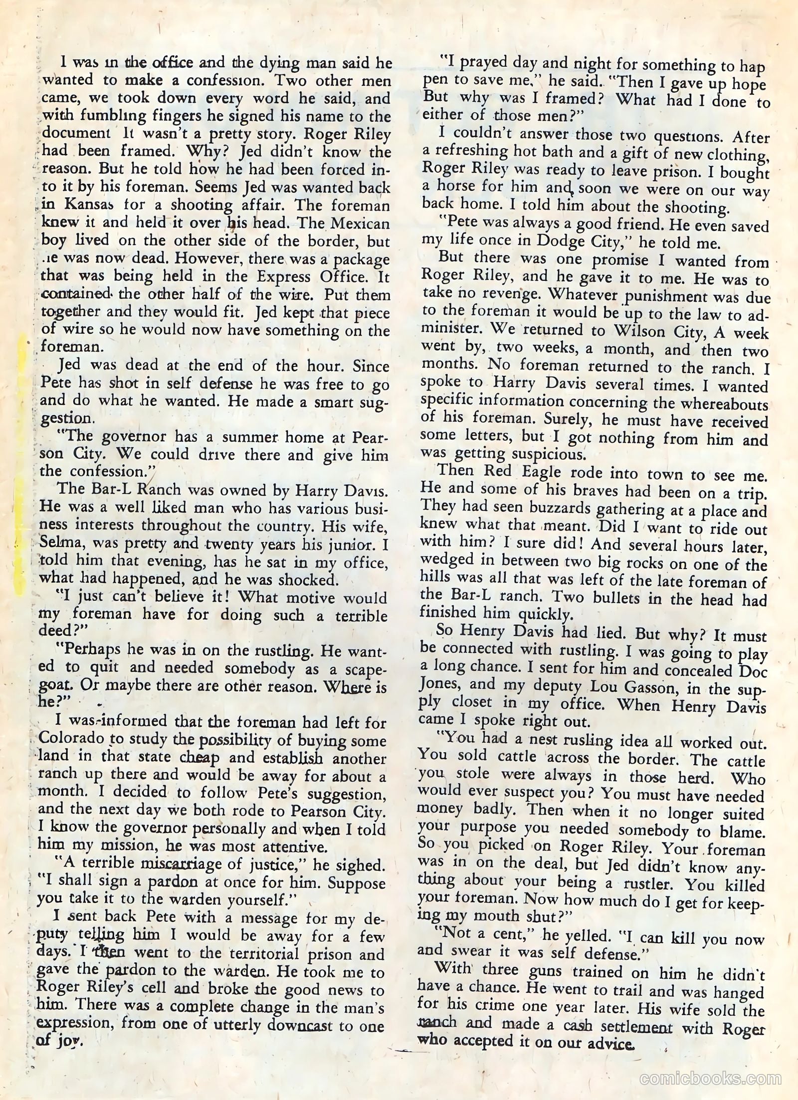 Wyatt Earp, Frontier Marshal #45 (1962) — page 20 of 36