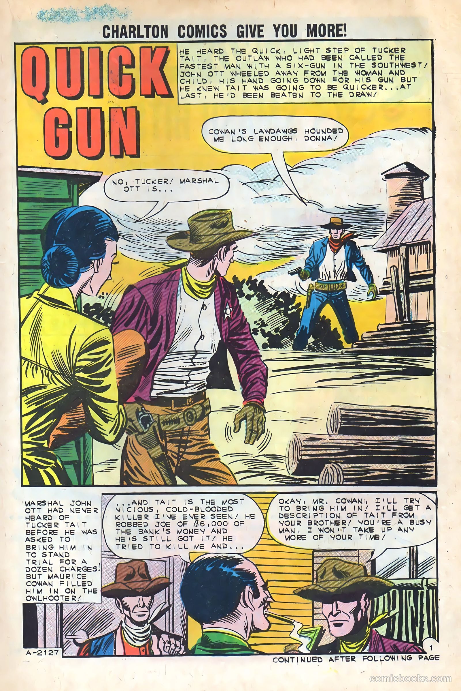 Wyatt Earp, Frontier Marshal #45 (1962) — page 21 of 36
