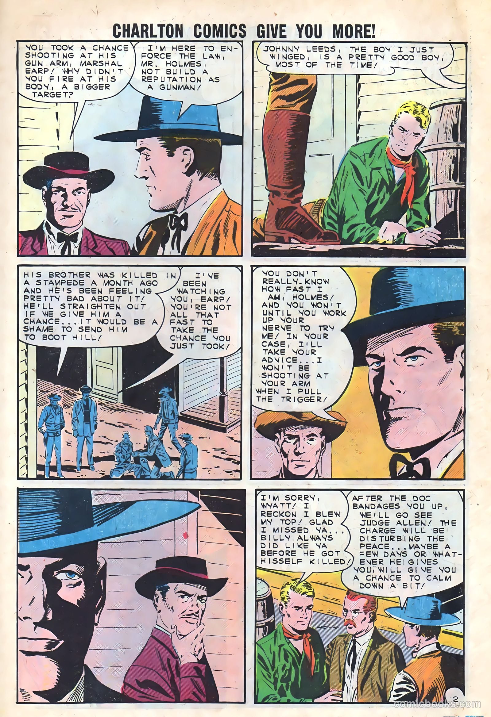 Wyatt Earp, Frontier Marshal #45 (1962) — page 27 of 36